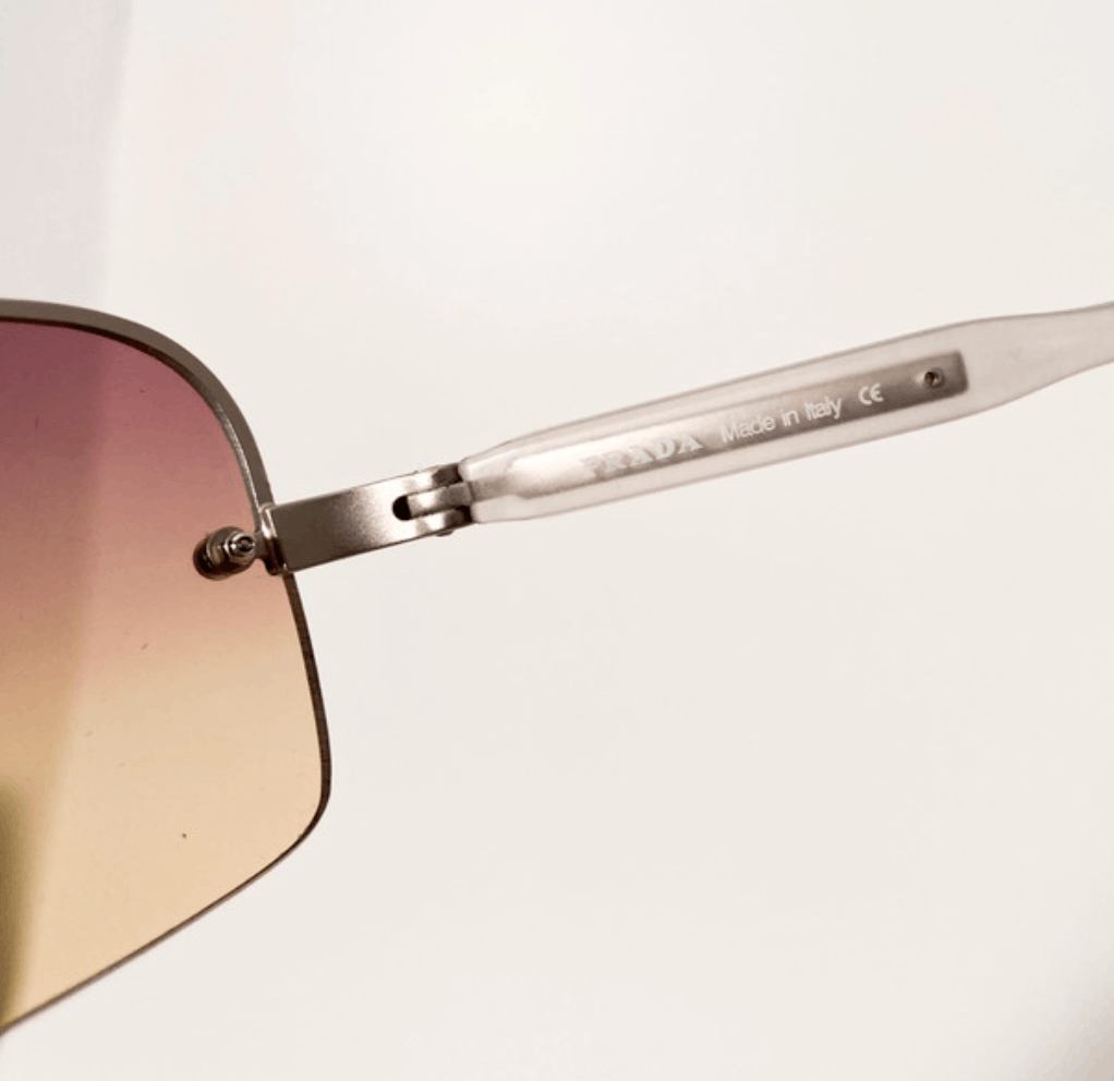 Prada PRADA Sunglasses Flame 2004 Star Mask Fire Chrome Silver Size ONE SIZE - 7 Thumbnail