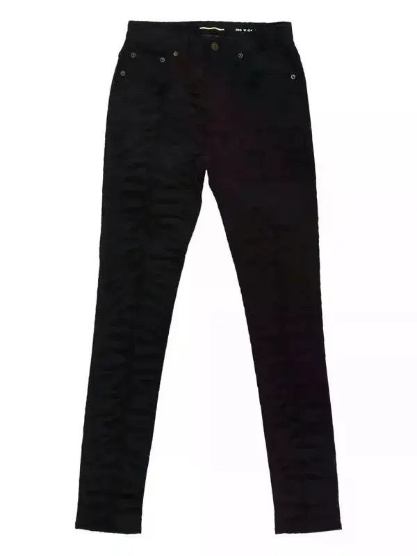 Saint Laurent Paris o1y0126 Denim Pant in Black Size 26" / US 2 / IT 38 - 1 Thumbnail