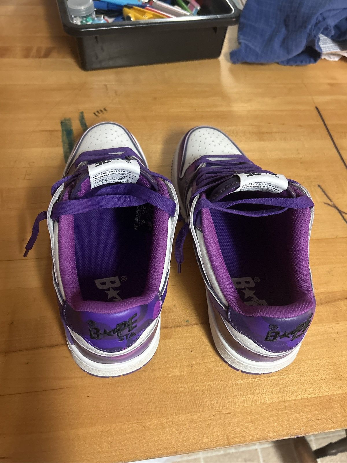 Bape Bape sk8 sta purple Size US 9.5 / EU 42-43 - 6 Thumbnail