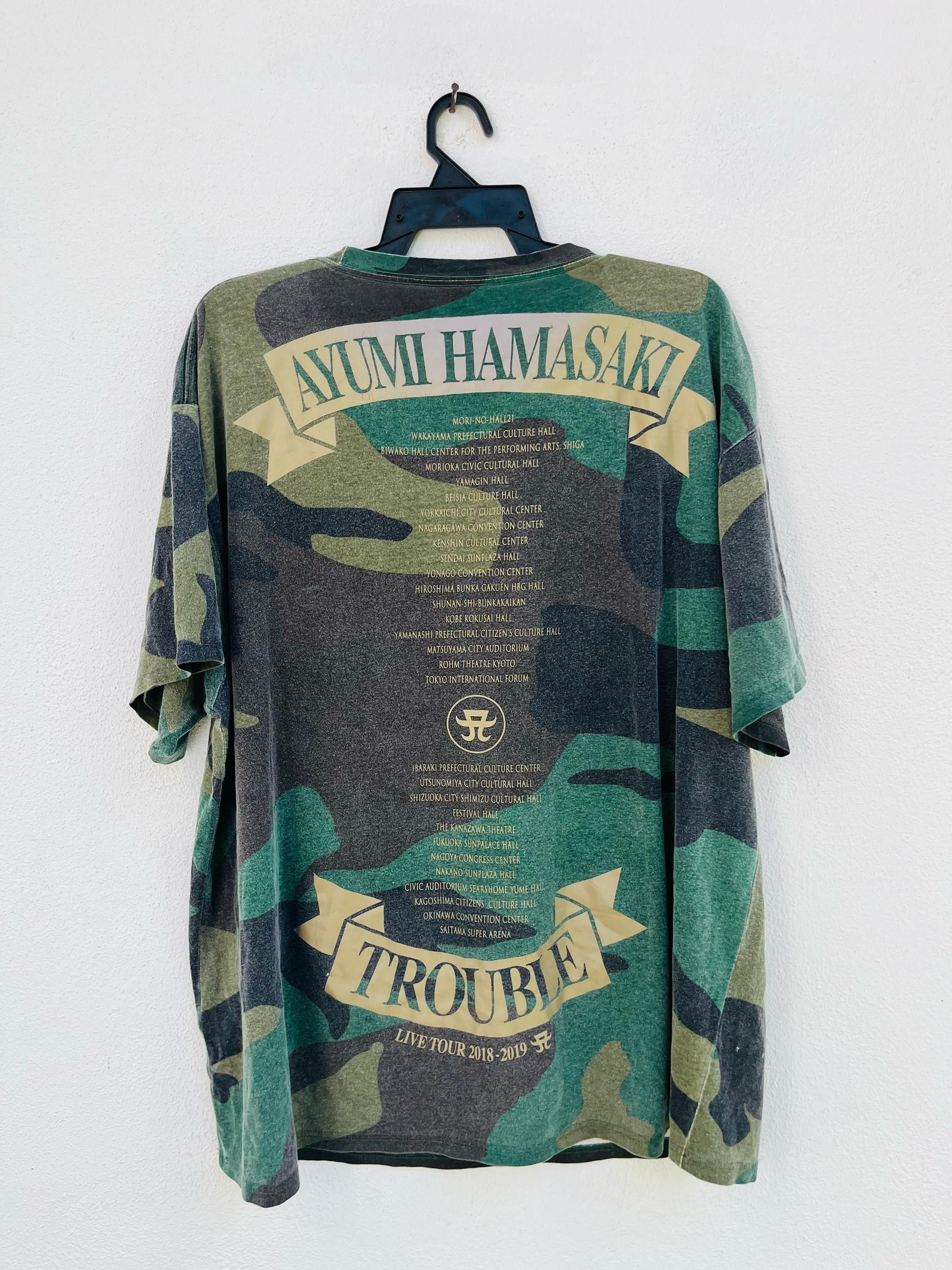 Band Tees × Vintage Vintage Ayumi Hamasaki Truoble Live Tour 2018 Shirt Size US XL / EU 56 / 4 - 2 Thumbnail