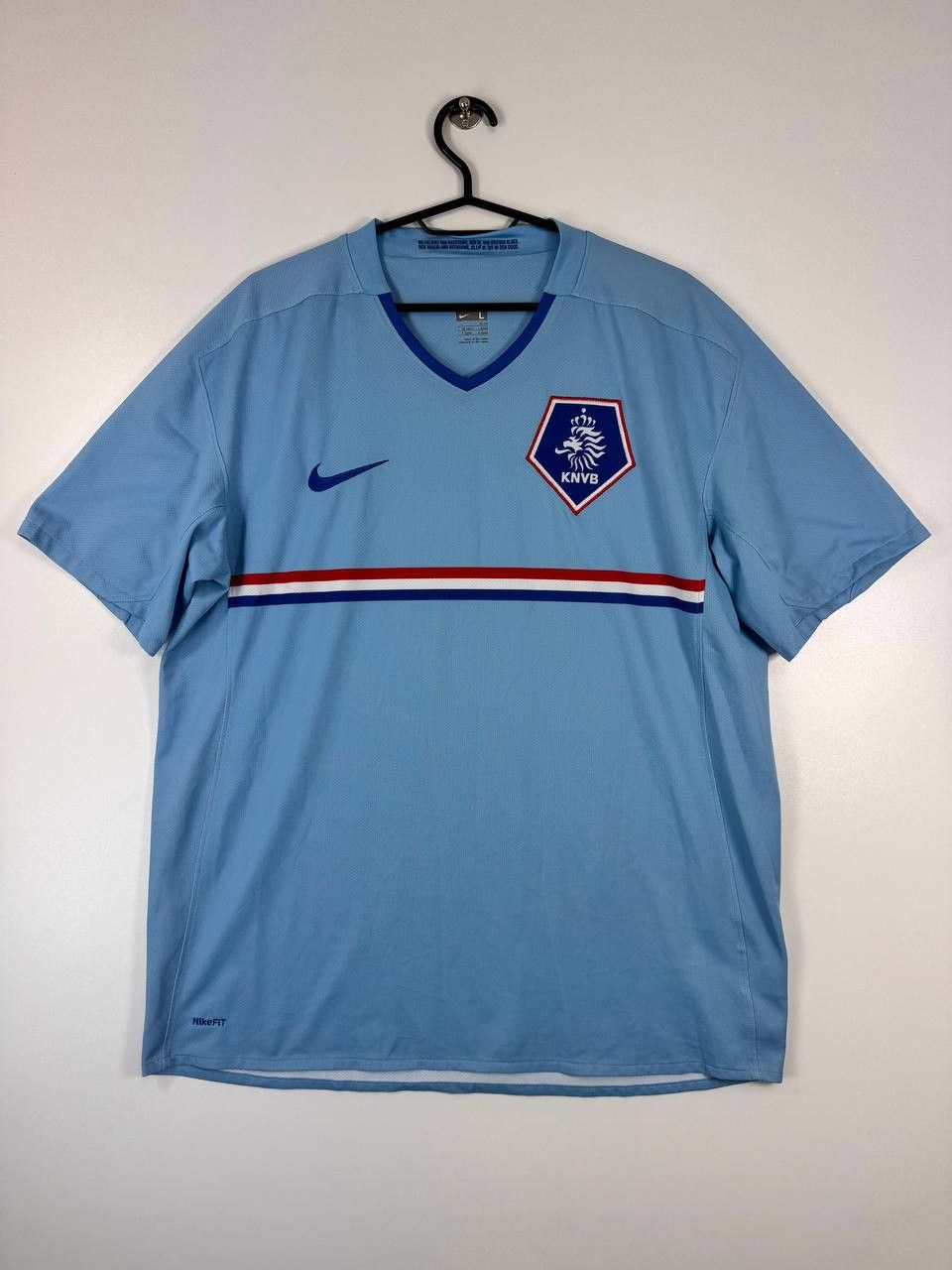 Nike Netherlands 2008-09 Away Shirt Football Nike 259032-479 Sz L Size US L / EU 52-54 / 3 - 1 Thumbnail