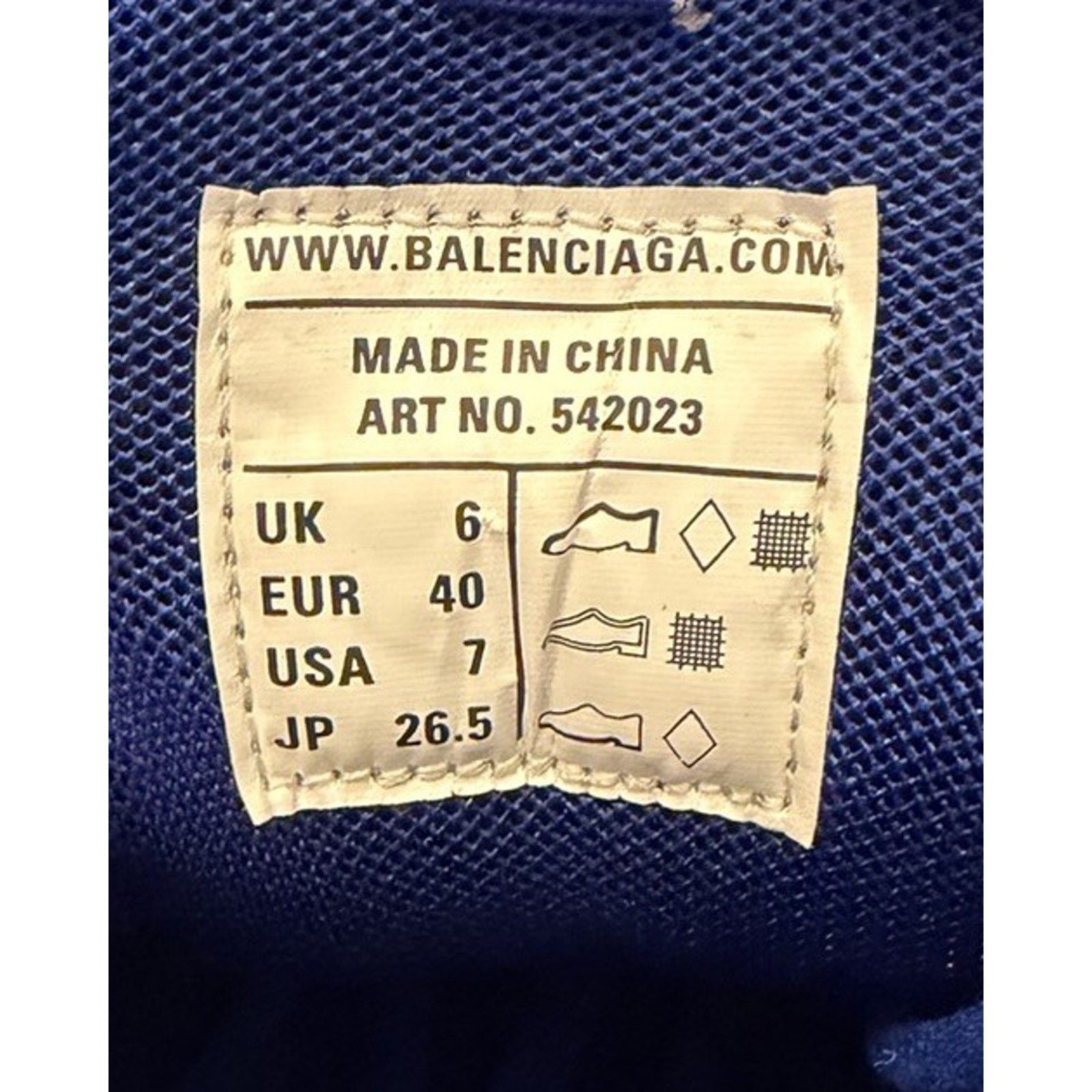 Balenciaga Size 40EU/7US - Balenciaga Track Metallic Blue NEW Size US 7 / EU 40 - 8 Thumbnail