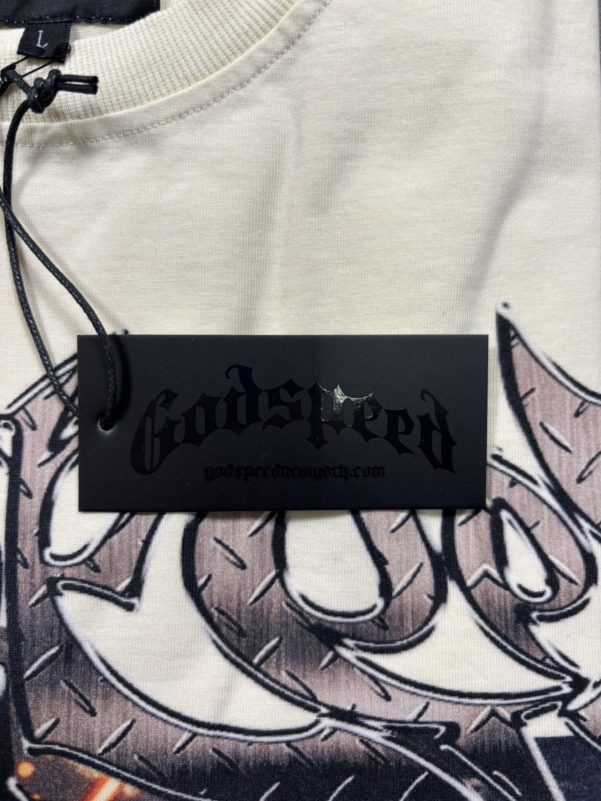 Godspeed Godspeed Under Construction Thermal Tee, Bone Size US L / EU 52-54 / 3 - 9 Thumbnail