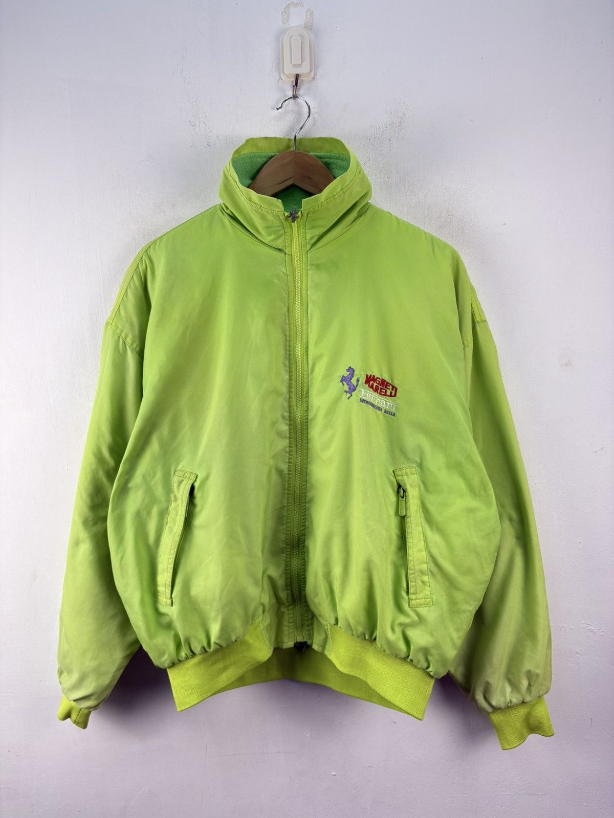 Ferrari Vintage 90s Magneti Marelli Ferrari Bomber Jacket Size US L / EU 52-54 / 3 - 3 Thumbnail
