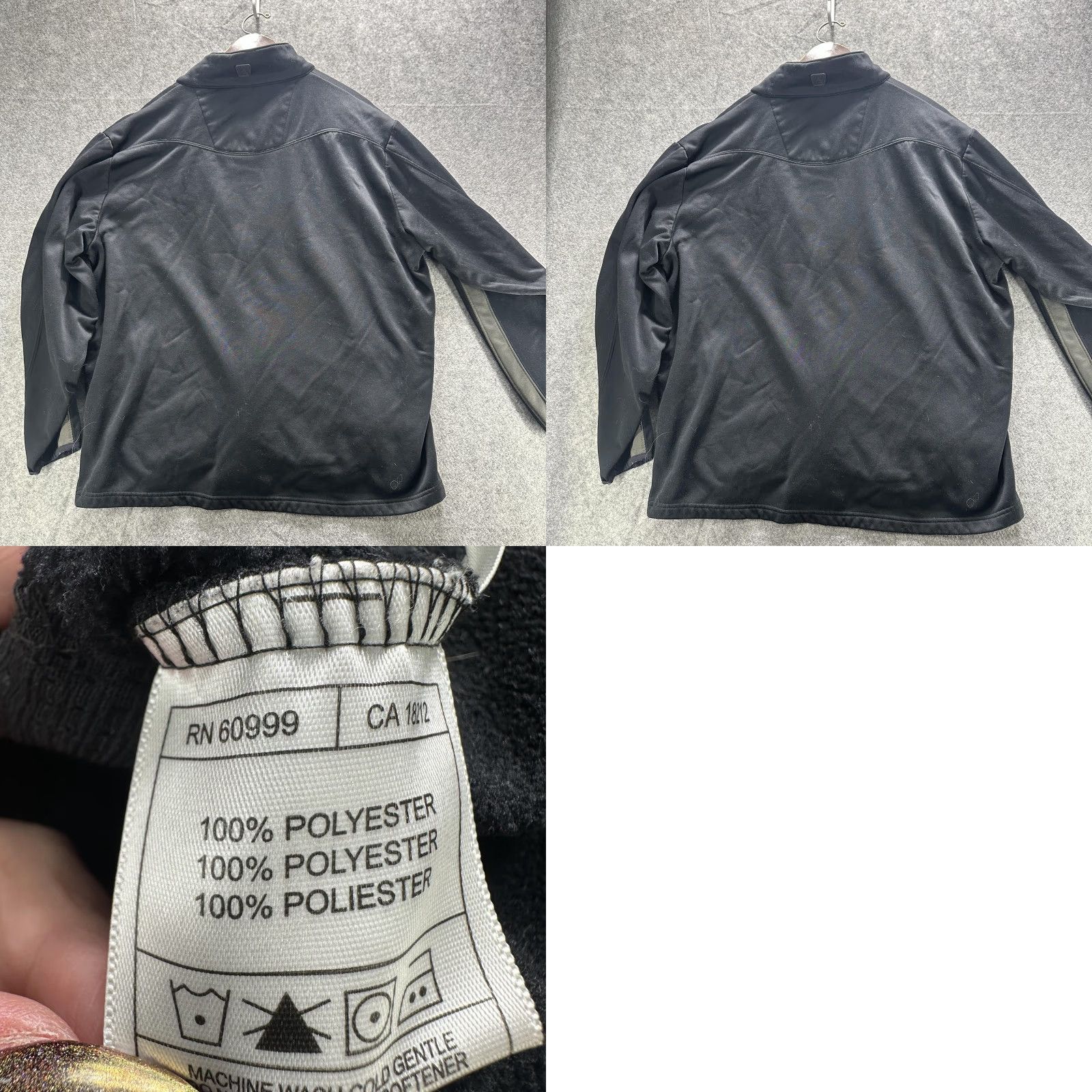 Vintage Antigua Jacket Mens XL Black Coors Light Beer Softshell Full Zip Lined Fleece Pockets Embroidered Logo Size US XL / EU 56 / 4 - 10 Thumbnail