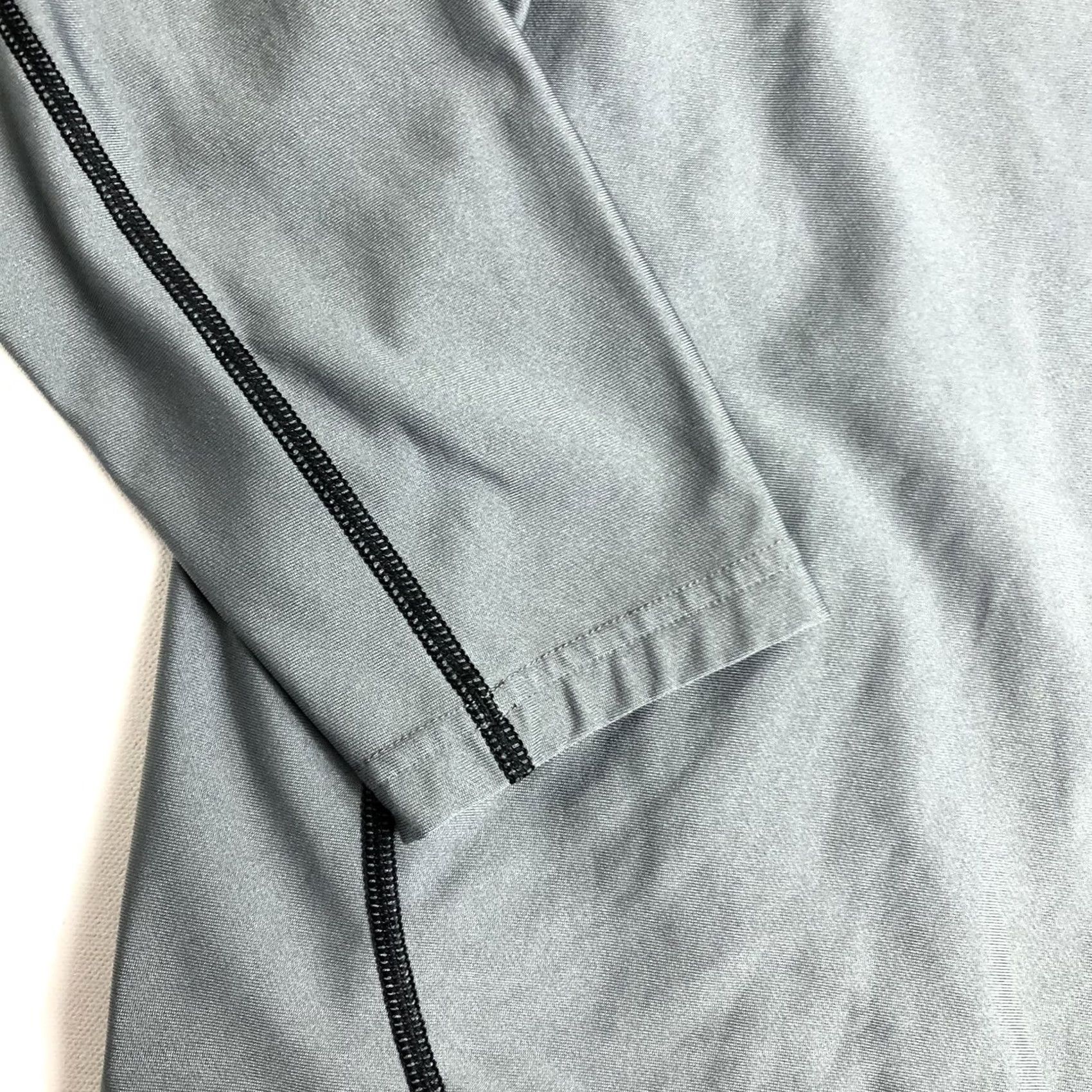 Under Armour Under Armour Cold Gear Quarter Zip Pullover Gray Long Sleeve Men's Sz M Q74 Size US M / EU 48-50 / 2 - 4 Thumbnail