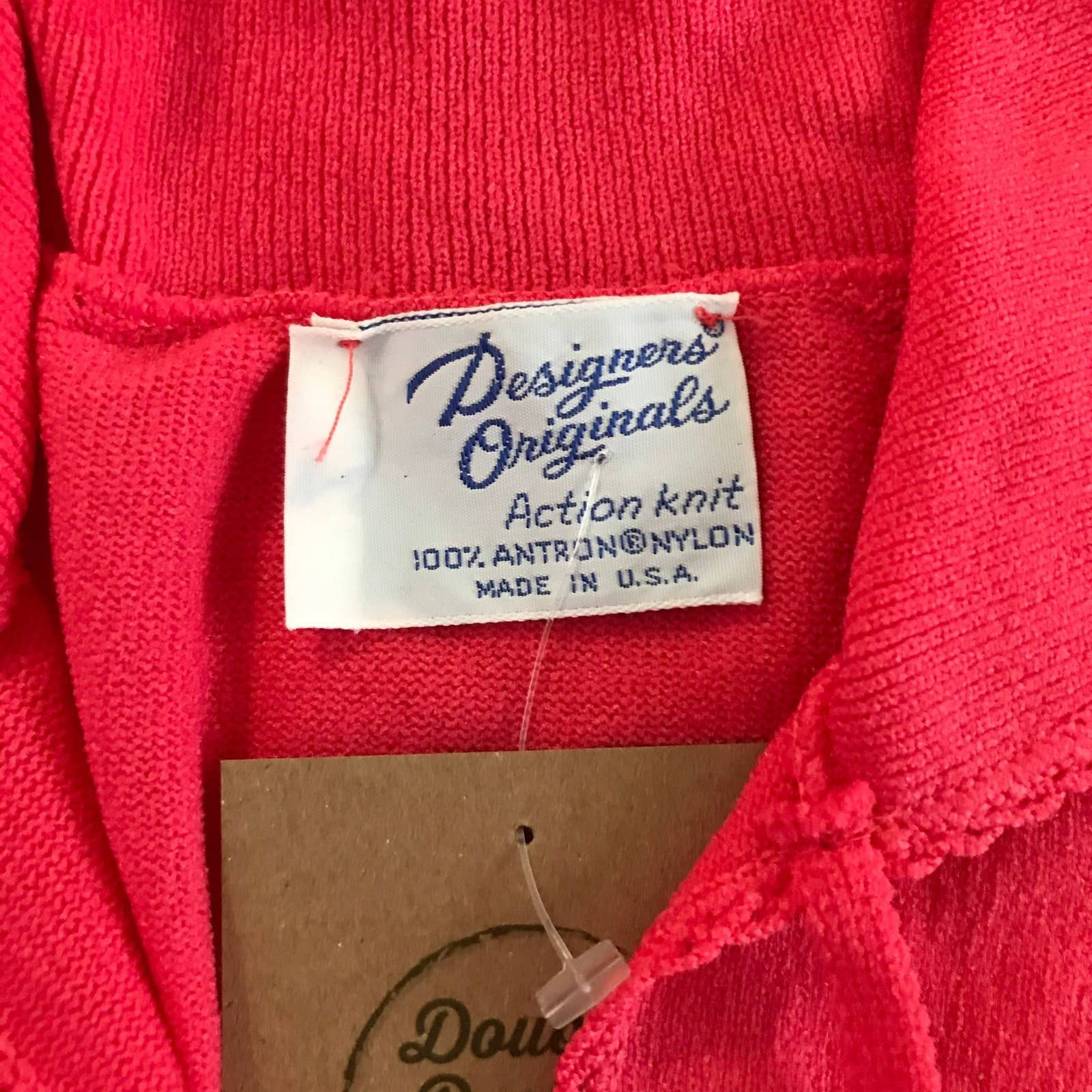 Vintage Vintage 70s Pink Short Sleeved Spring Sweater Size Medium Size M / US 6-8 / IT 42-44 - 6 Thumbnail