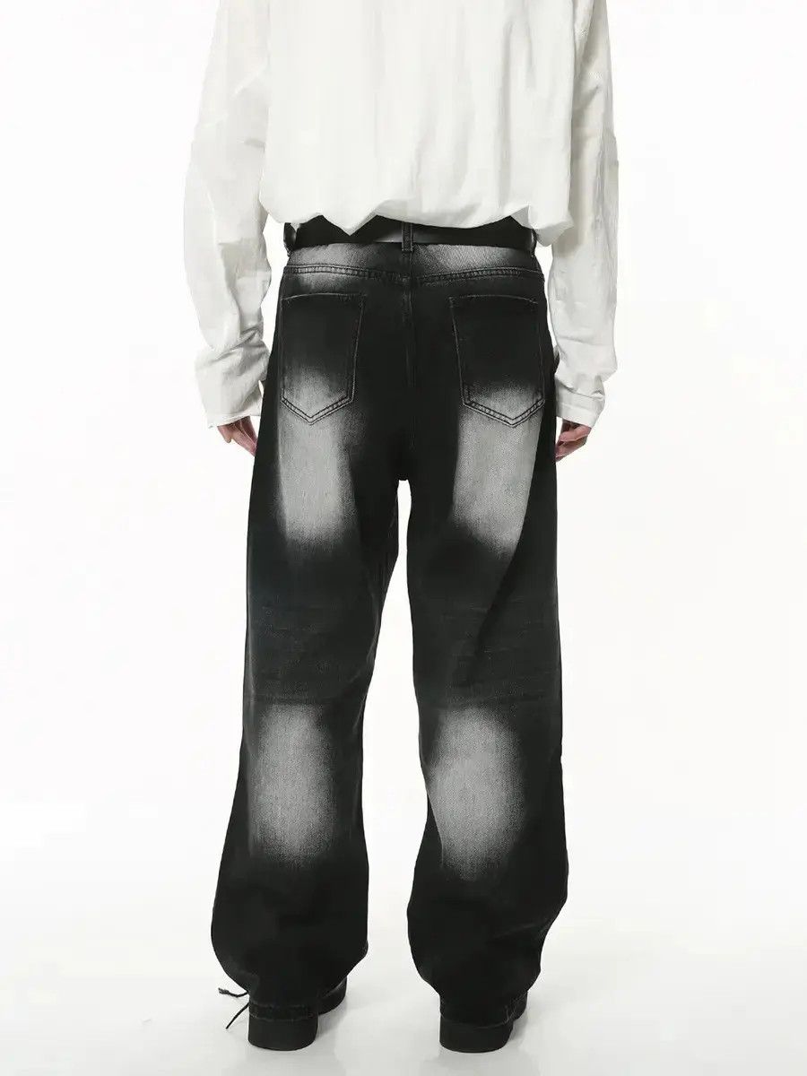 Japanese Brand Retro loose wide leg high street jeans Size US 32 / EU 48 - 2 Thumbnail