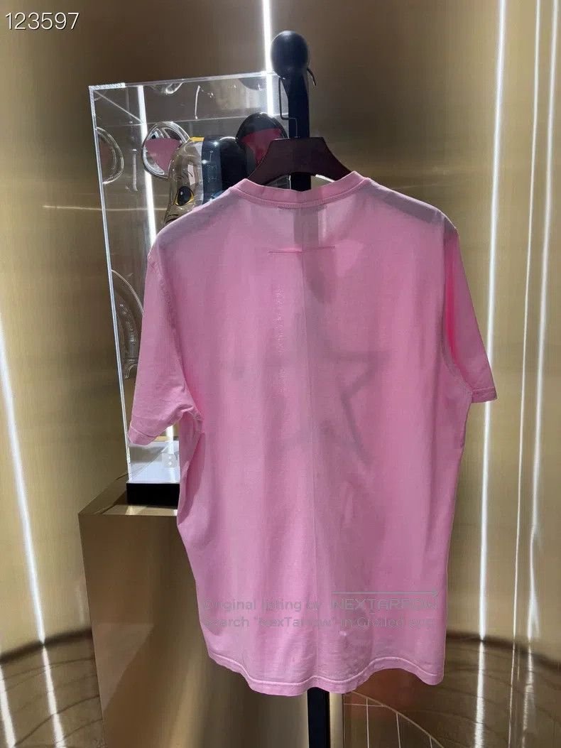 Givenchy Givenchy Pink T-shirt with Leather Stars Size US M / EU 48-50 / 2 - 2 Thumbnail