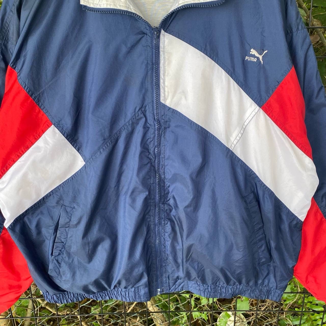 Puma × Vintage Vtg Puma MultiColour Sport Jacket Size US L / EU 52-54 / 3 - 4 Thumbnail