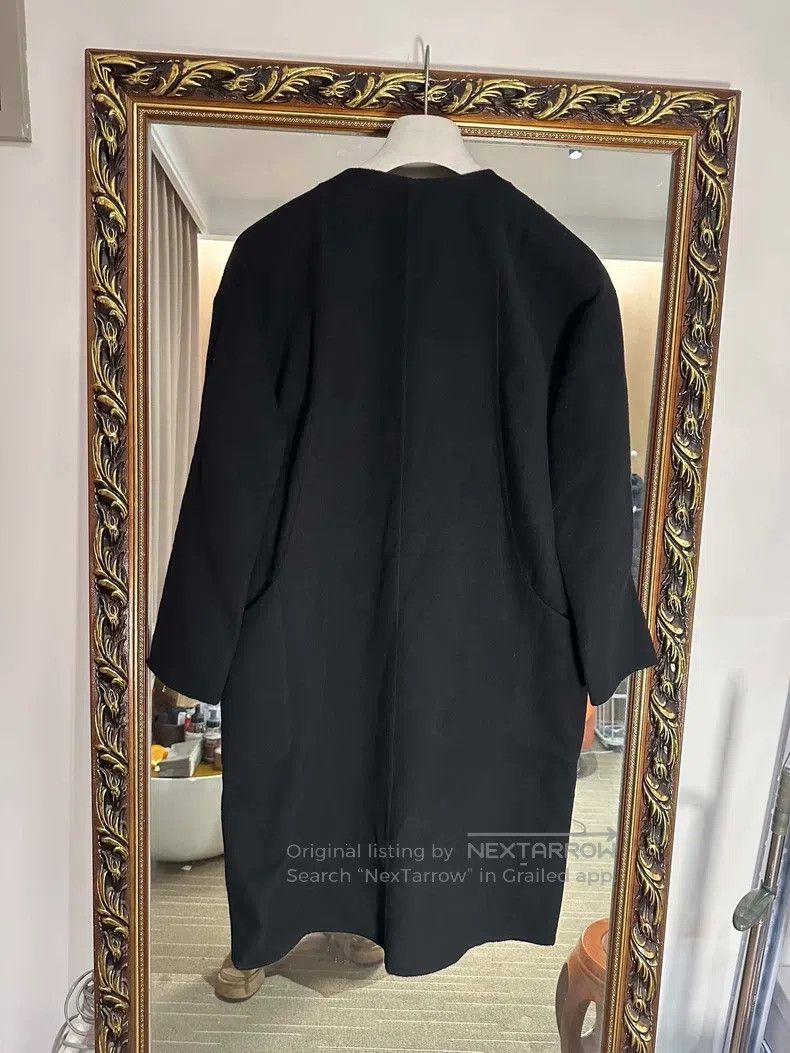 Hermes Hermes Long Black Cashmere Coat Size XXS / US 00 / IT 34 - 2 Thumbnail
