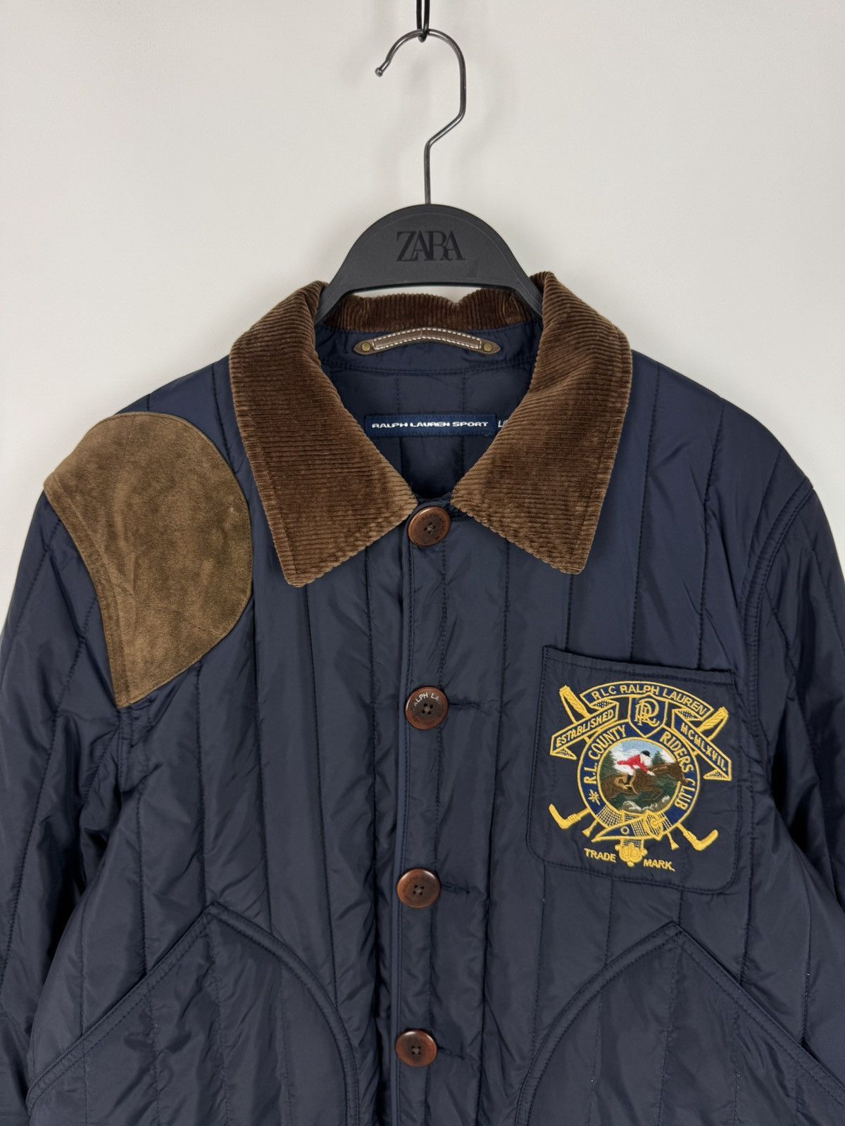 Polo Ralph Lauren Ralph Lauren Sport PRL Quilted Women’s Jacket Size L / US 10 / IT 46 - 3 Thumbnail