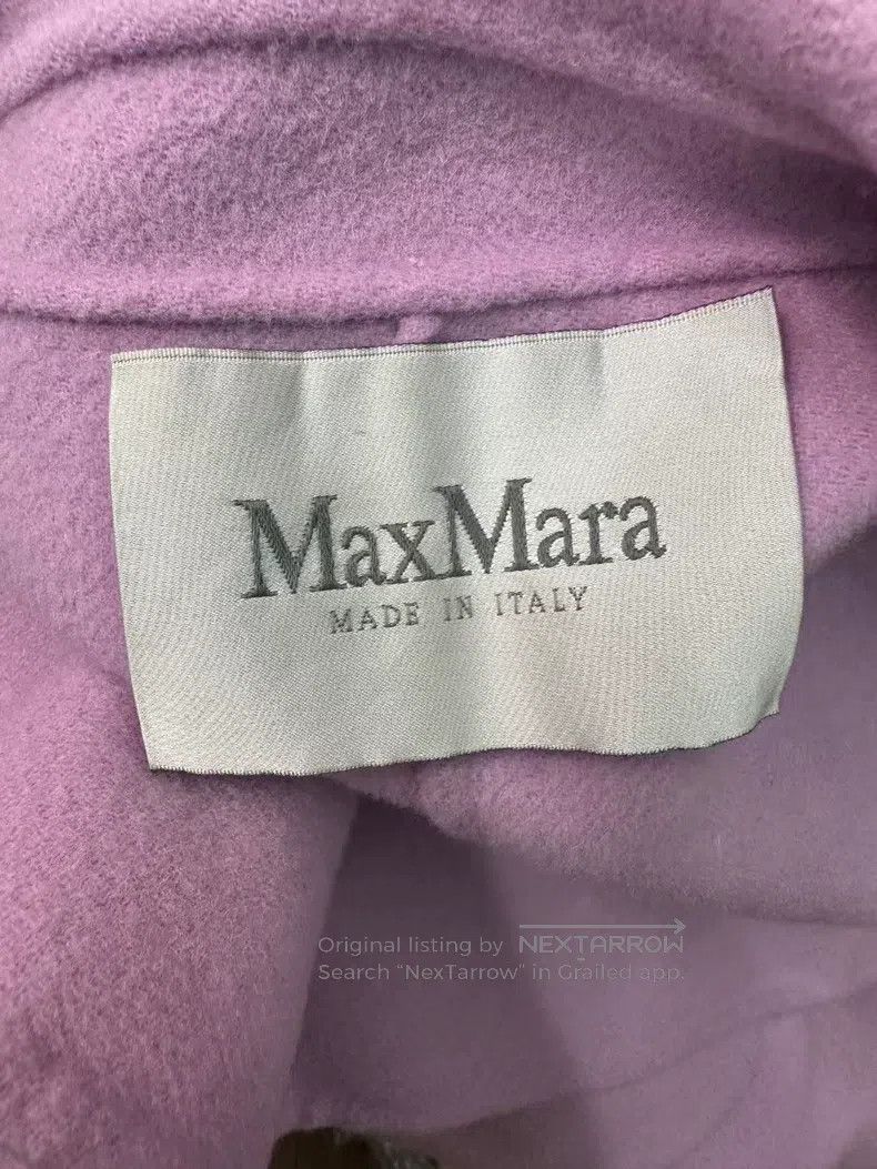 Max Mara Max Mara Long Pink Cashmere Coat Main Line Size XS / US 0-2 / IT 36-38 - 3 Thumbnail
