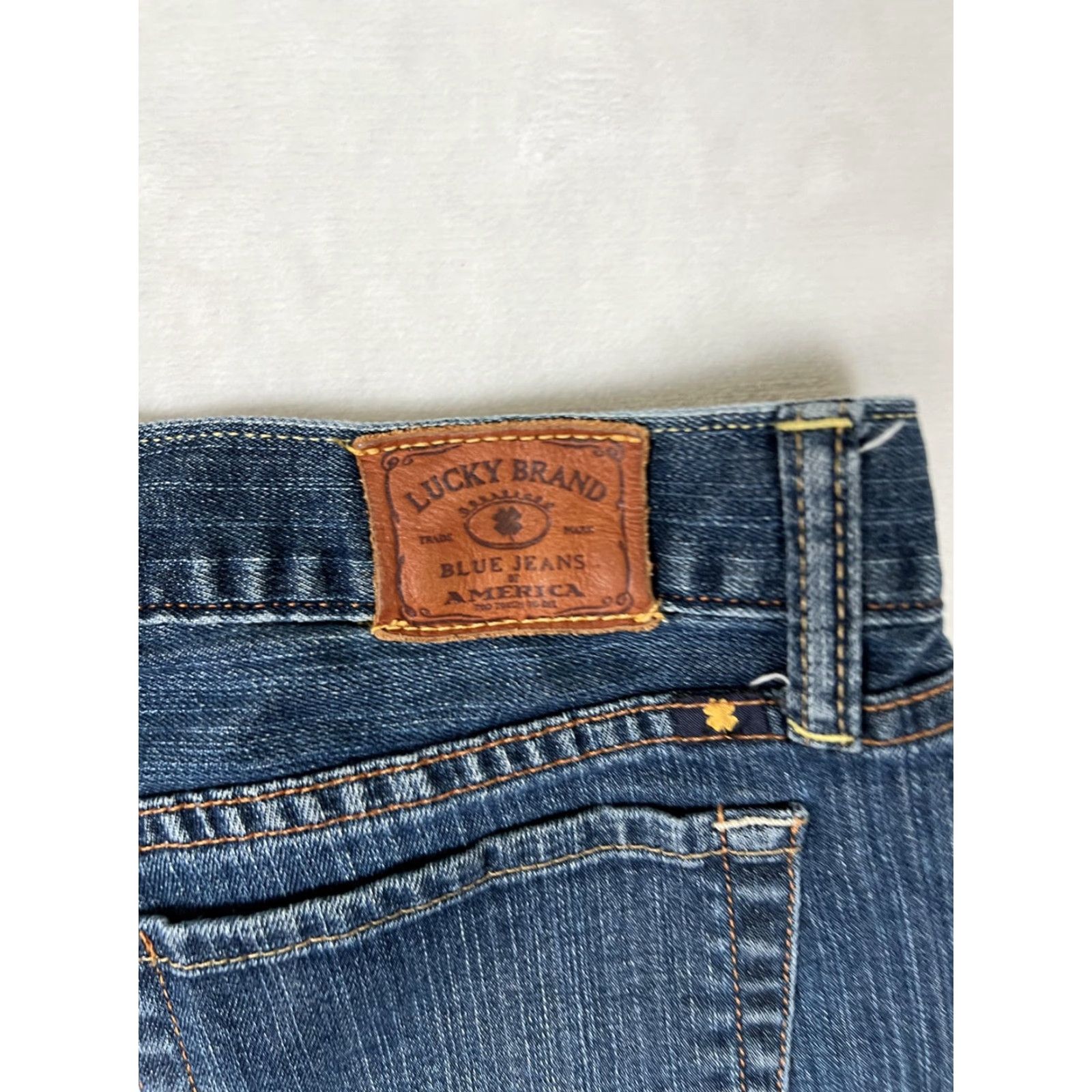 Lucky Brand Lucky Brand Denim Shorts Womens 4 27 Blue Abbey Cut-Off Short Raw Hem Jeans Casual Size 27" / US 4 / IT 40 - 7 Thumbnail