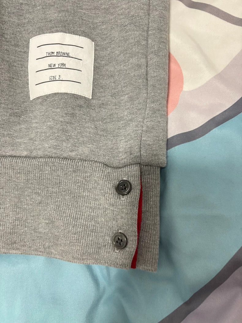 Thom Browne Thom Browne Grey hoodie Size US L / EU 52-54 / 3 - 8 Thumbnail