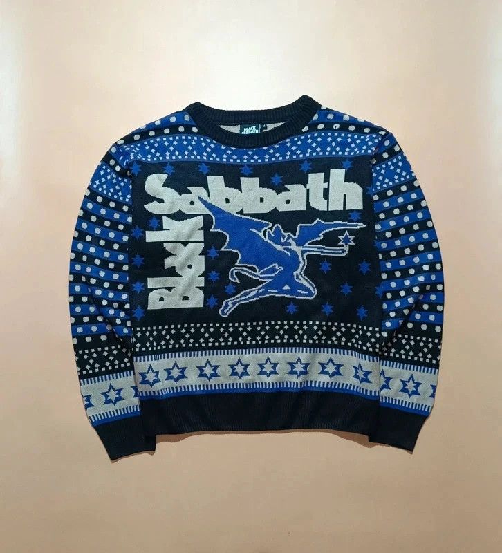 Black Sabbath Black Sabbath Official Purple Christmas "Ugly" Sweater M Size US M / EU 48-50 / 2 - 1 Thumbnail