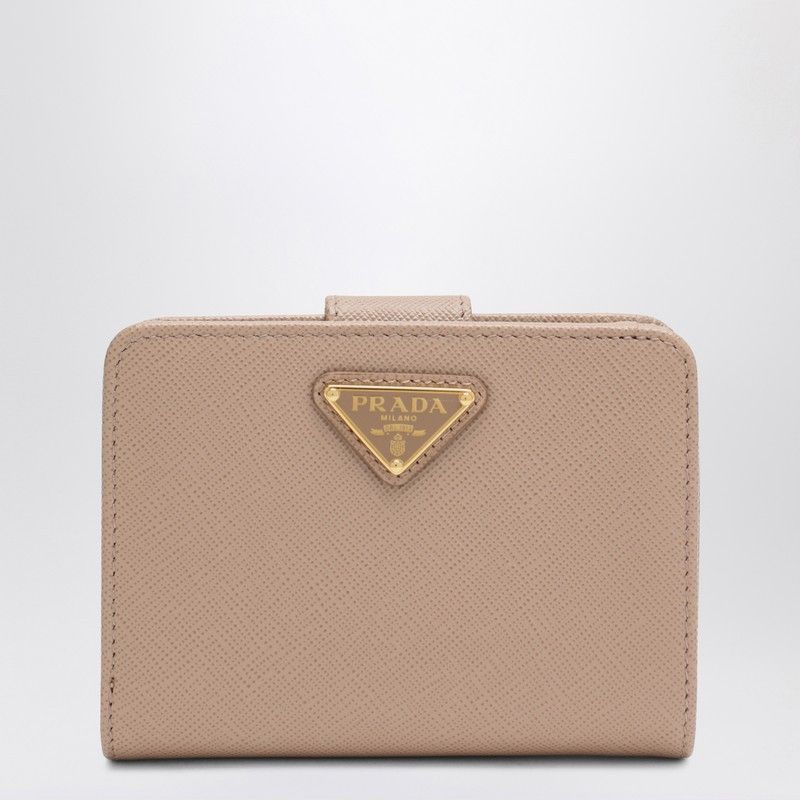 Prada Prada Powder Saffiano Leather Small Continental Wallet Size ONE SIZE - 1 Thumbnail