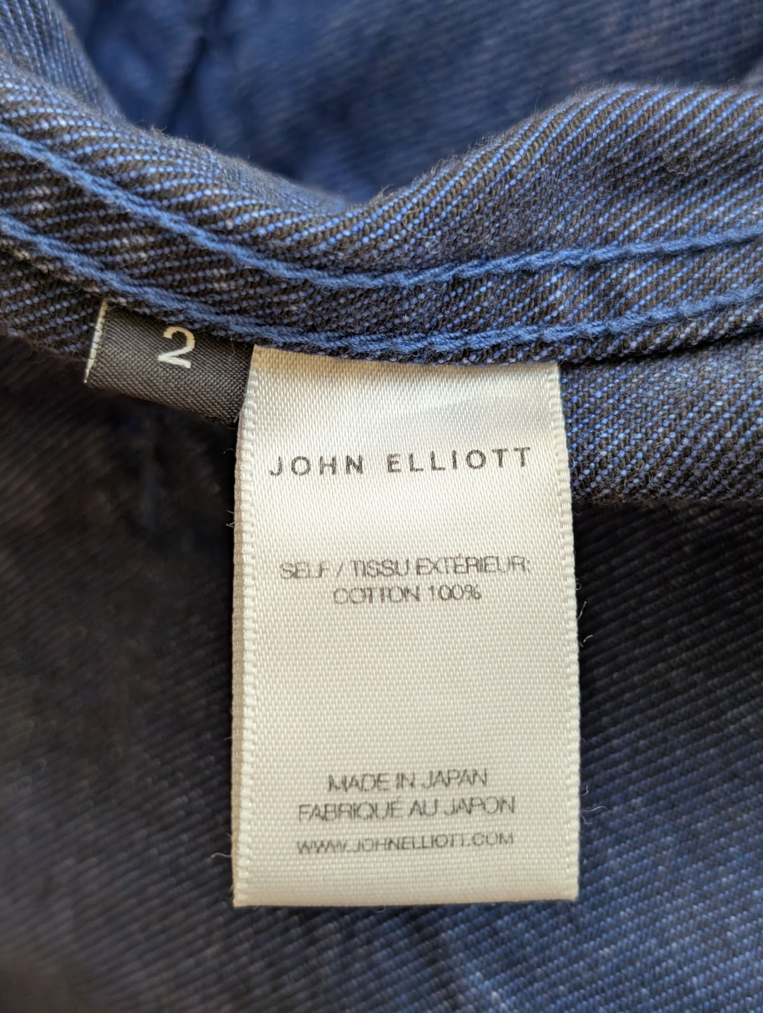John Elliott Blue Denim Thumper Type III Jacket Size US M / EU 48-50 / 2 - 5 Thumbnail