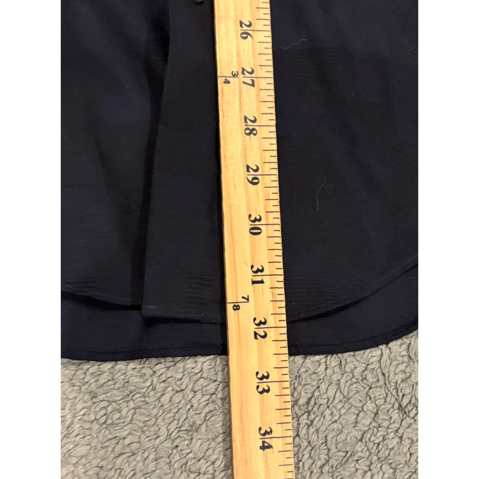 Calvin Klein Calvin Klein Shirt Mens 15.5 32 Slim-Fit Non-Iron Navy Blue Pattern Dress Shirt Long Sleeve Barrel Cuff Mens Regular Size 15.5 Size US L / EU 52-54 / 3 - 5 Thumbnail