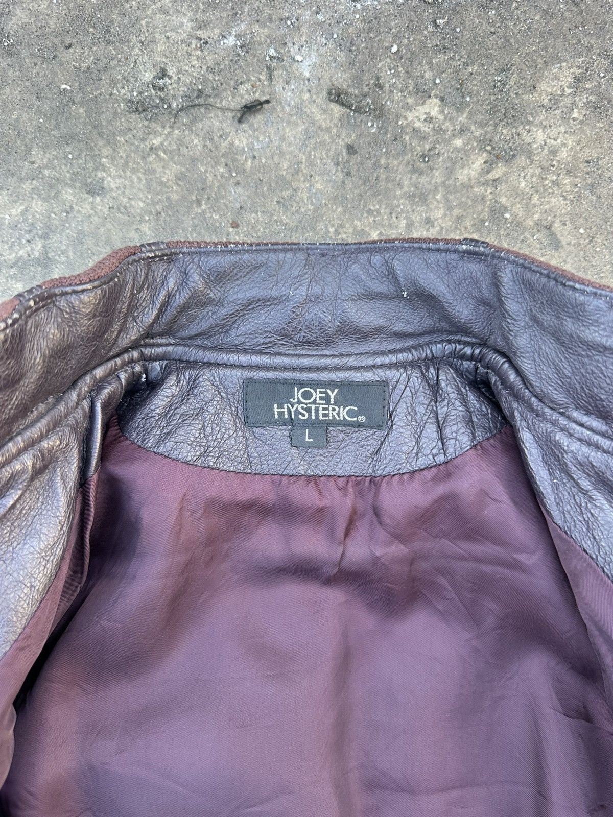 Hysteric Glamour Hysteric Glamour - Leather Flight/Bomber Jacket Size US L / EU 52-54 / 3 - 5 Thumbnail