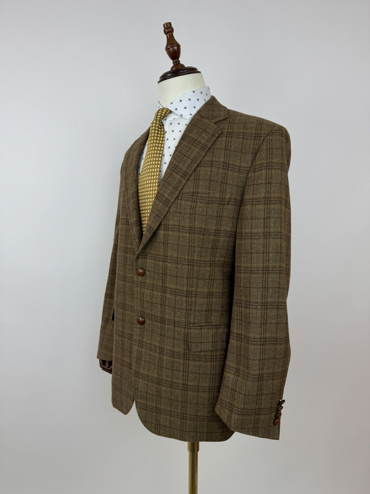 Other atelier torino pure wool plaid blazer sports jacket vintage Size 50R - 3 Thumbnail