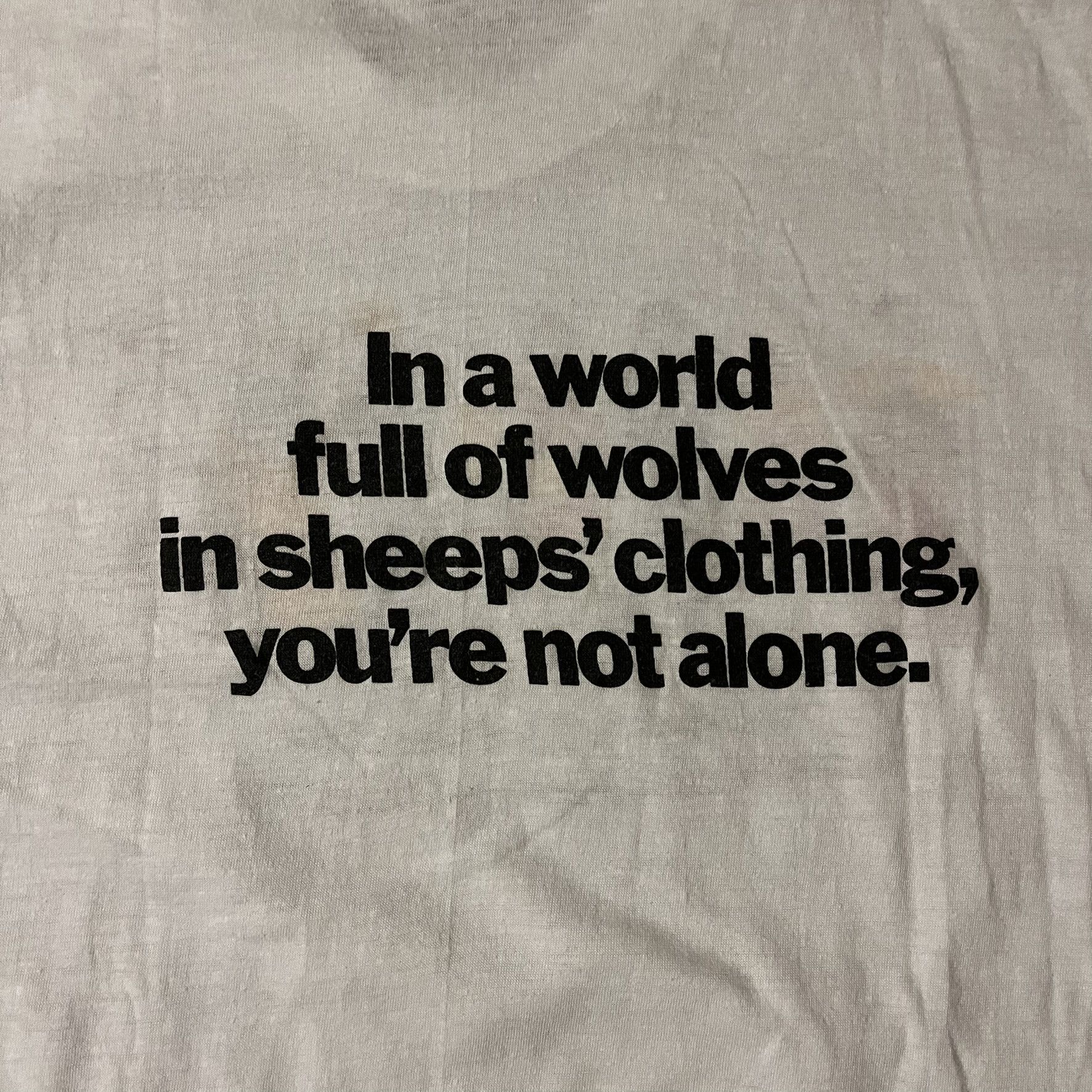 Vintage VTG 80s Worldwide Facilities, Inc. Funny Single Stitched Tee Size US XL / EU 56 / 4 - 4 Thumbnail