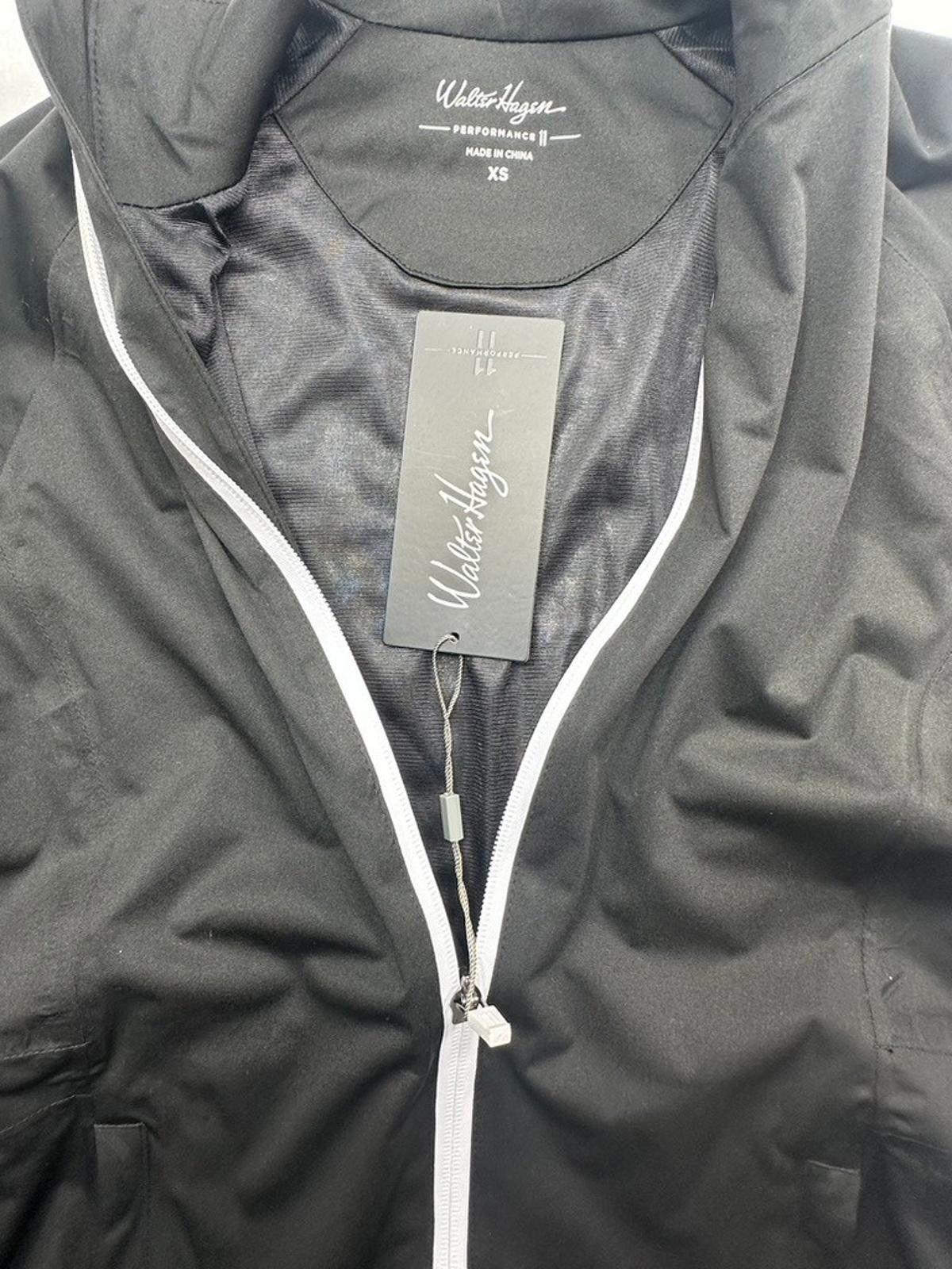 Other Walter Hagen Waterproof Full Zip Rain Coat Black Women XS Size XS / US 0-2 / IT 36-38 - 6 Thumbnail