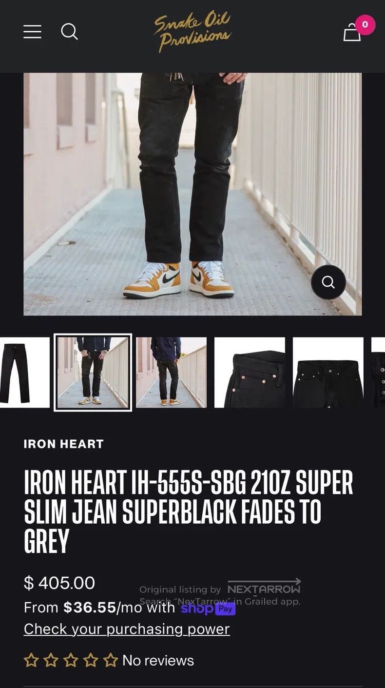 Iron Heart Iron Heart Jeans Size US 34 / EU 50 - 9 Thumbnail