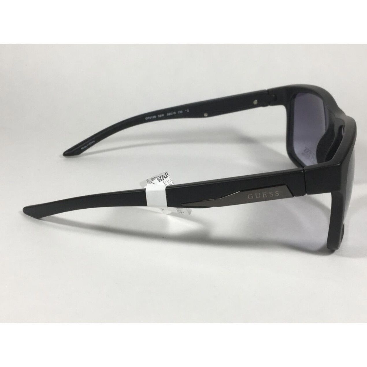 Guess Guess Rectangular GF0190 02W Sunglasses Matte Black frame Size ONE SIZE - 6 Thumbnail