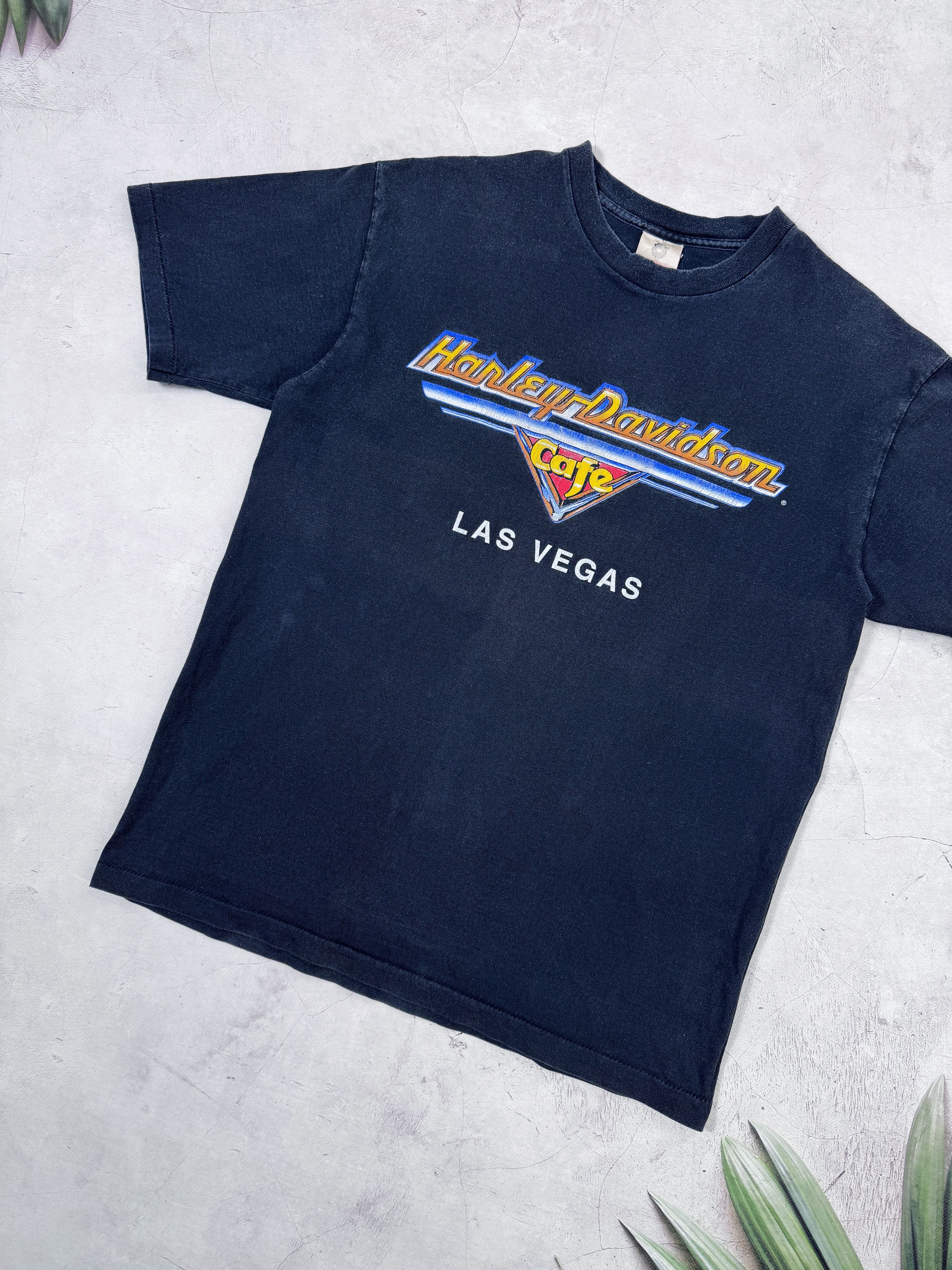 Harley Davidson Vintage Harley Davidson Cafe Las Vegas T-Shirt USA Made Size US M / EU 48-50 / 2 - 3 Thumbnail
