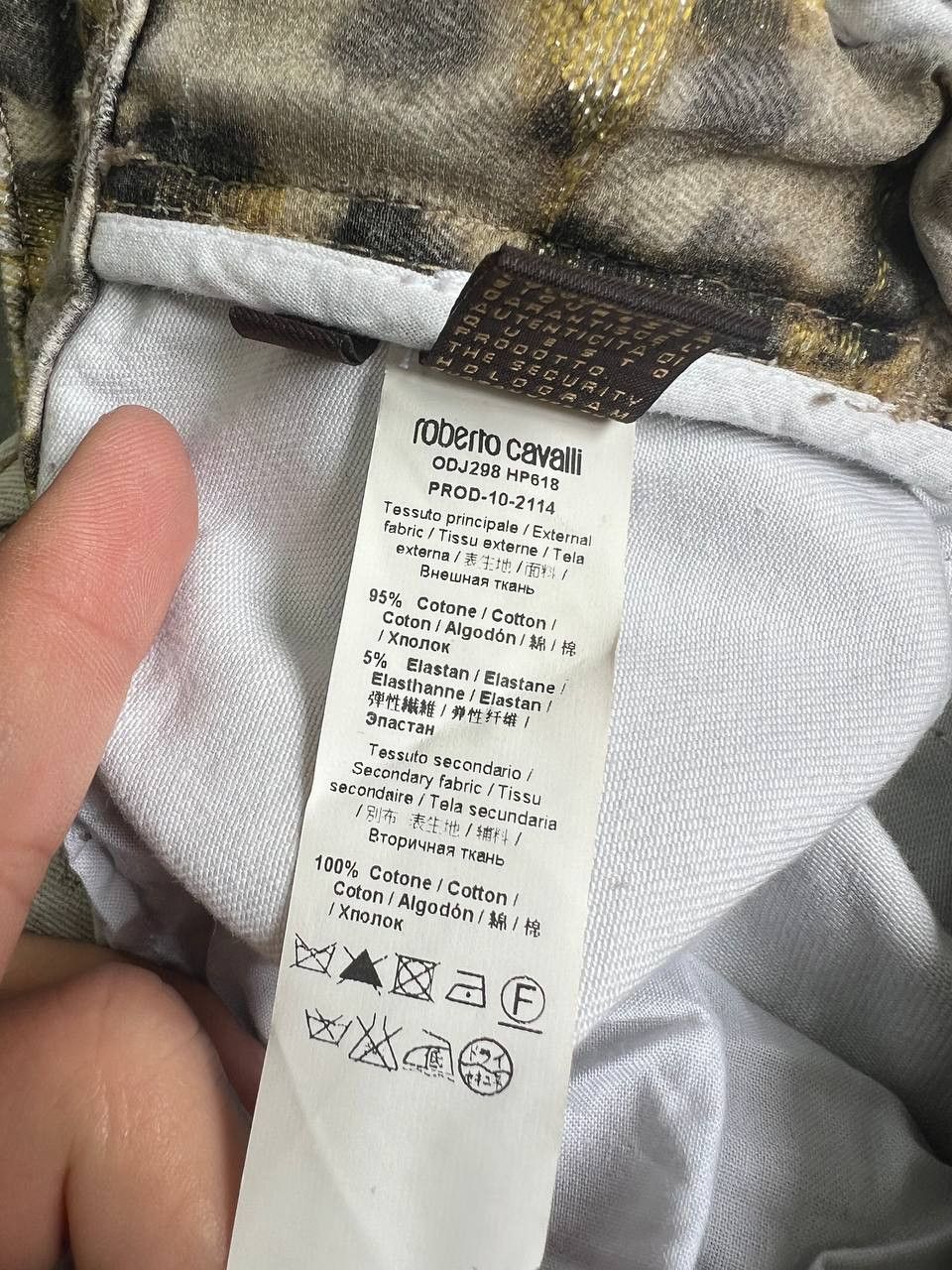 Roberto Cavalli Roberto Cavalli Leopard Print Vintage Jeans Size 28" / US 6 / IT 42 - 18 Thumbnail
