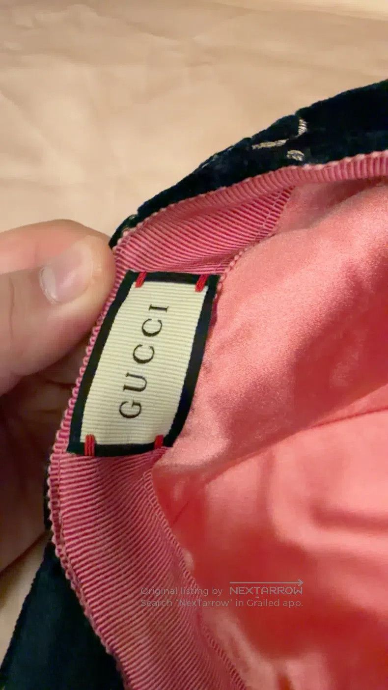 Gucci Gucci Size XL Velvet hat Size ONE SIZE - 2 Thumbnail