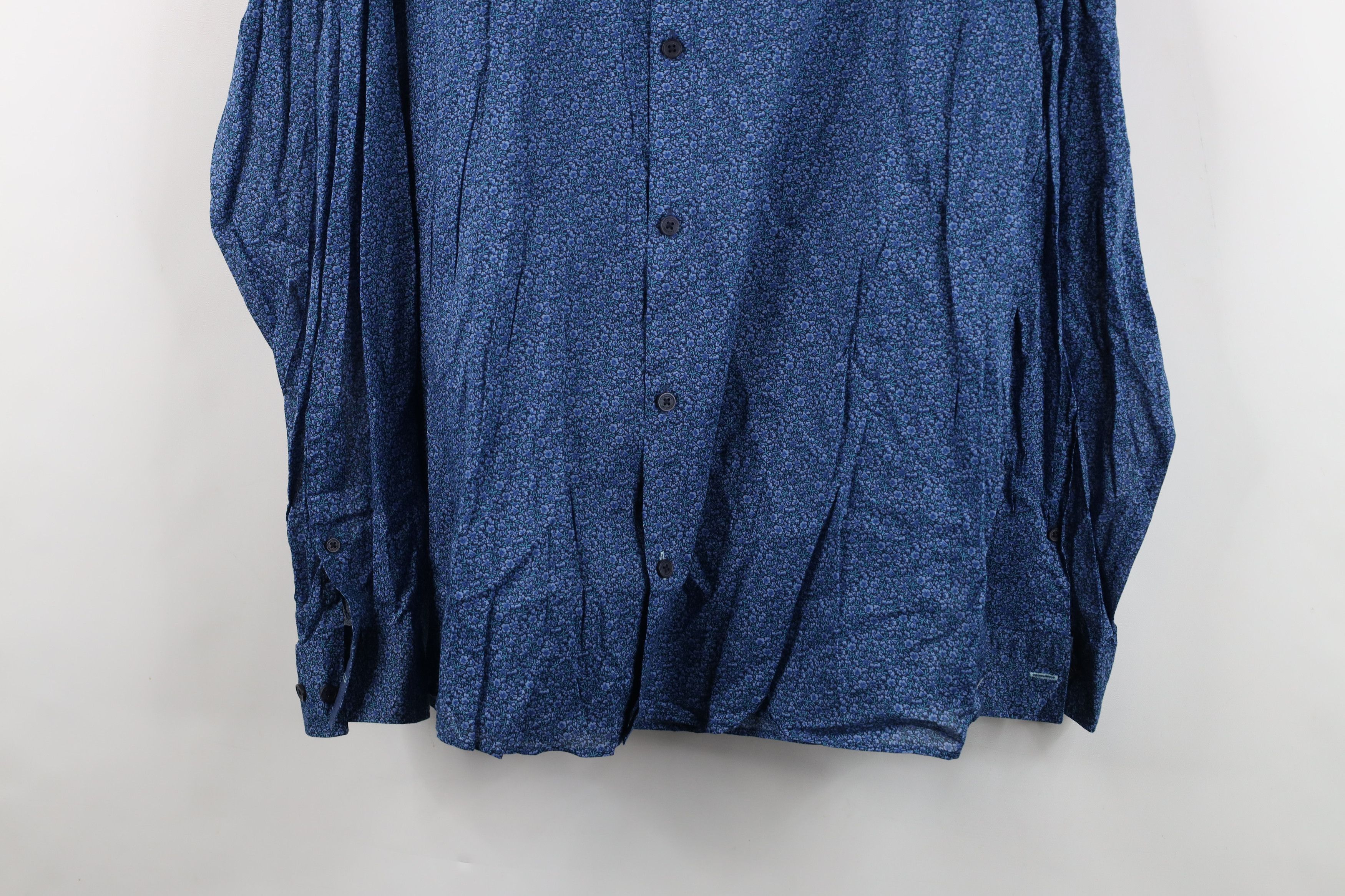 Calvin Klein Calvin Klein All Over Print Collared Button Shirt Cotton Size US XL / EU 56 / 4 - 3 Thumbnail
