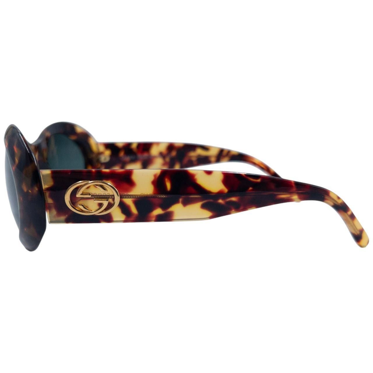 Gucci Vintage Gucci Tortoise Shell Sunglasses Size ONE SIZE - 5 Thumbnail