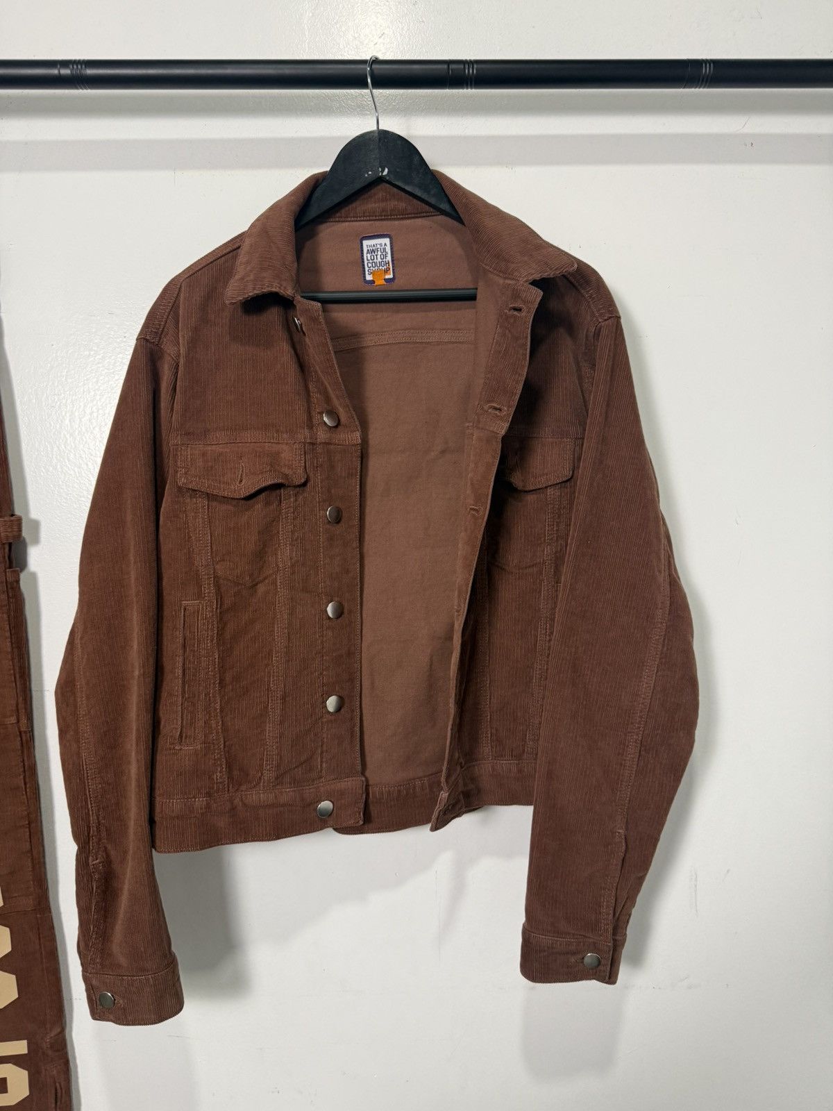 Awful Lot of Cough Syrup brown corduroy suit Size US 34 / EU 50 - 6 Thumbnail