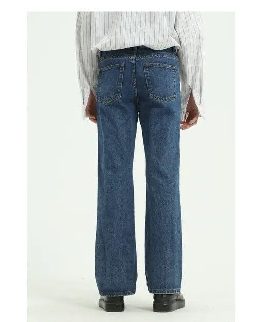 Other Dark blue washed non-stretch bootcut jeans Size US 32 / EU 48 - 5 Thumbnail