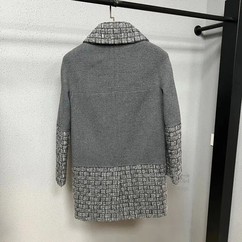 Chanel Chanel Grey Wool Women's Coat . Size S / US 4 / IT 40 - 2 Thumbnail