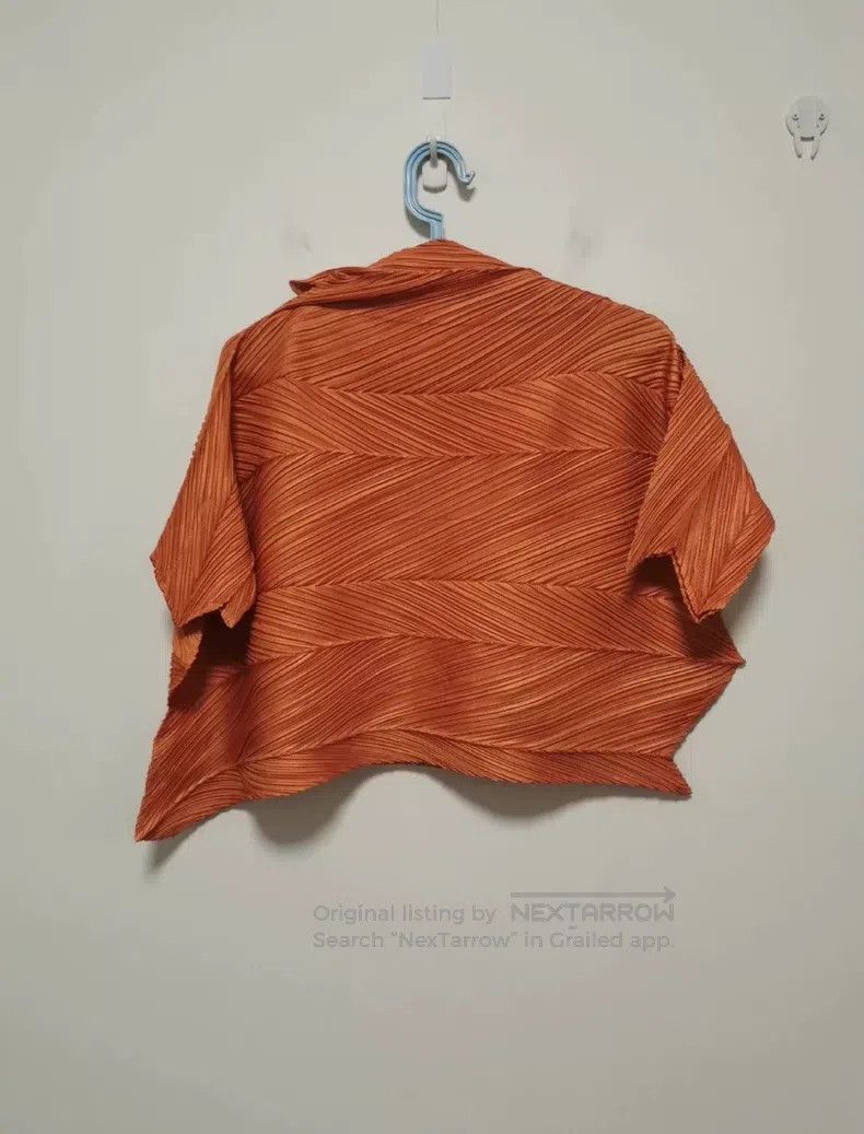 Issey Miyake Issey Miyake Orange Short Sleeve Size M / US 6-8 / IT 42-44 - 2 Thumbnail