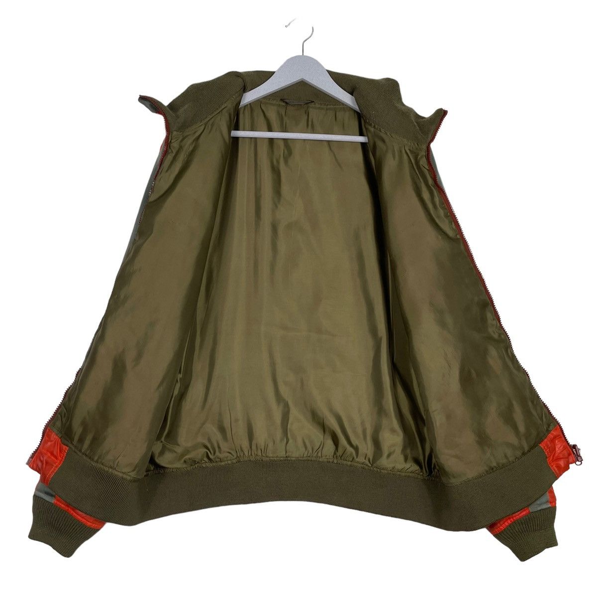 💥AVIREX REVESIBLE BIKER BOMBER LIGHT JACKET