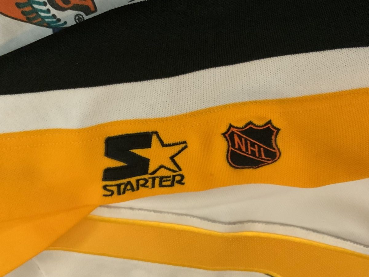 Starter Vtg Pittsburgh Penguins CCM Center Ice Jersey Robo Sz 46R Size US L / EU 52-54 / 3 - 6 Thumbnail