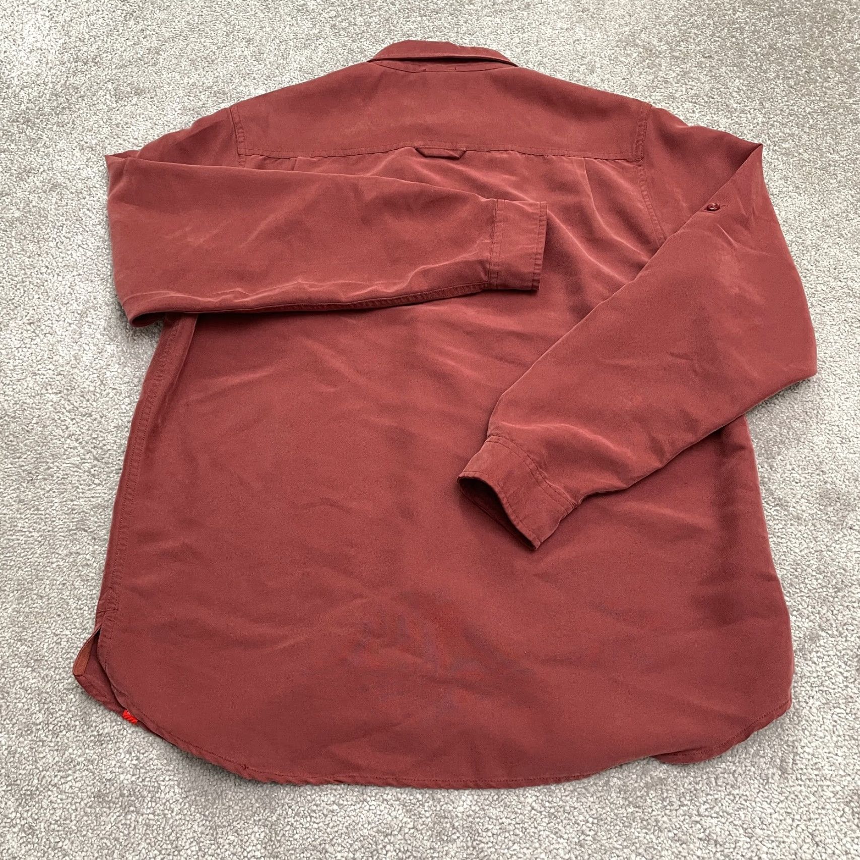 The North Face The North Face Button Down Shirt Mens M Red Zipper Pocket Modal Blend Size US M / EU 48-50 / 2 - 2 Thumbnail