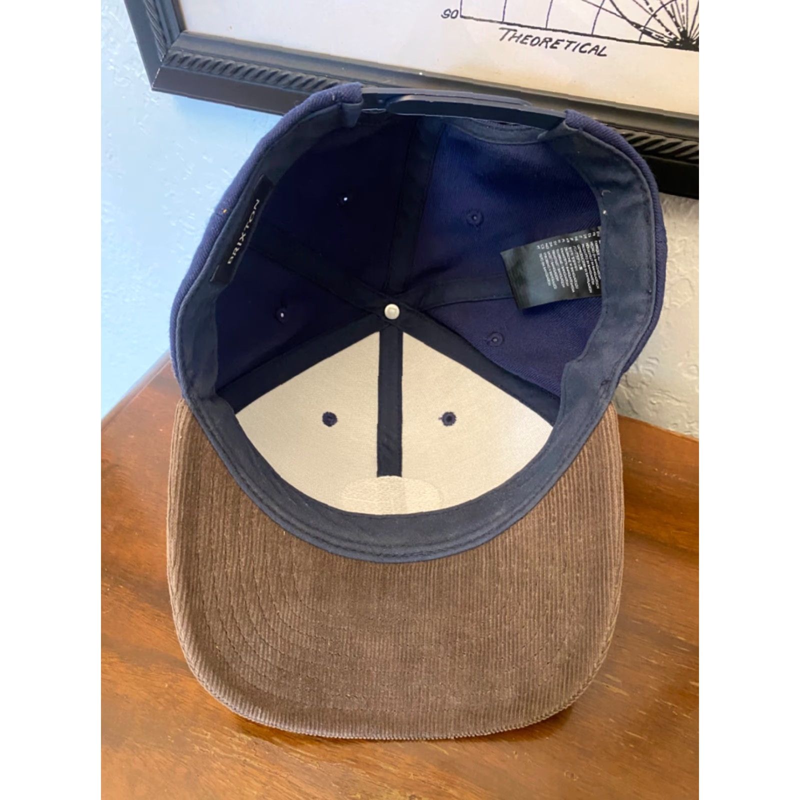 Brixton VTG BRIXTON Corduroy Hat Purple Adjustable Mens Casual Wear Size ONE SIZE - 4 Thumbnail