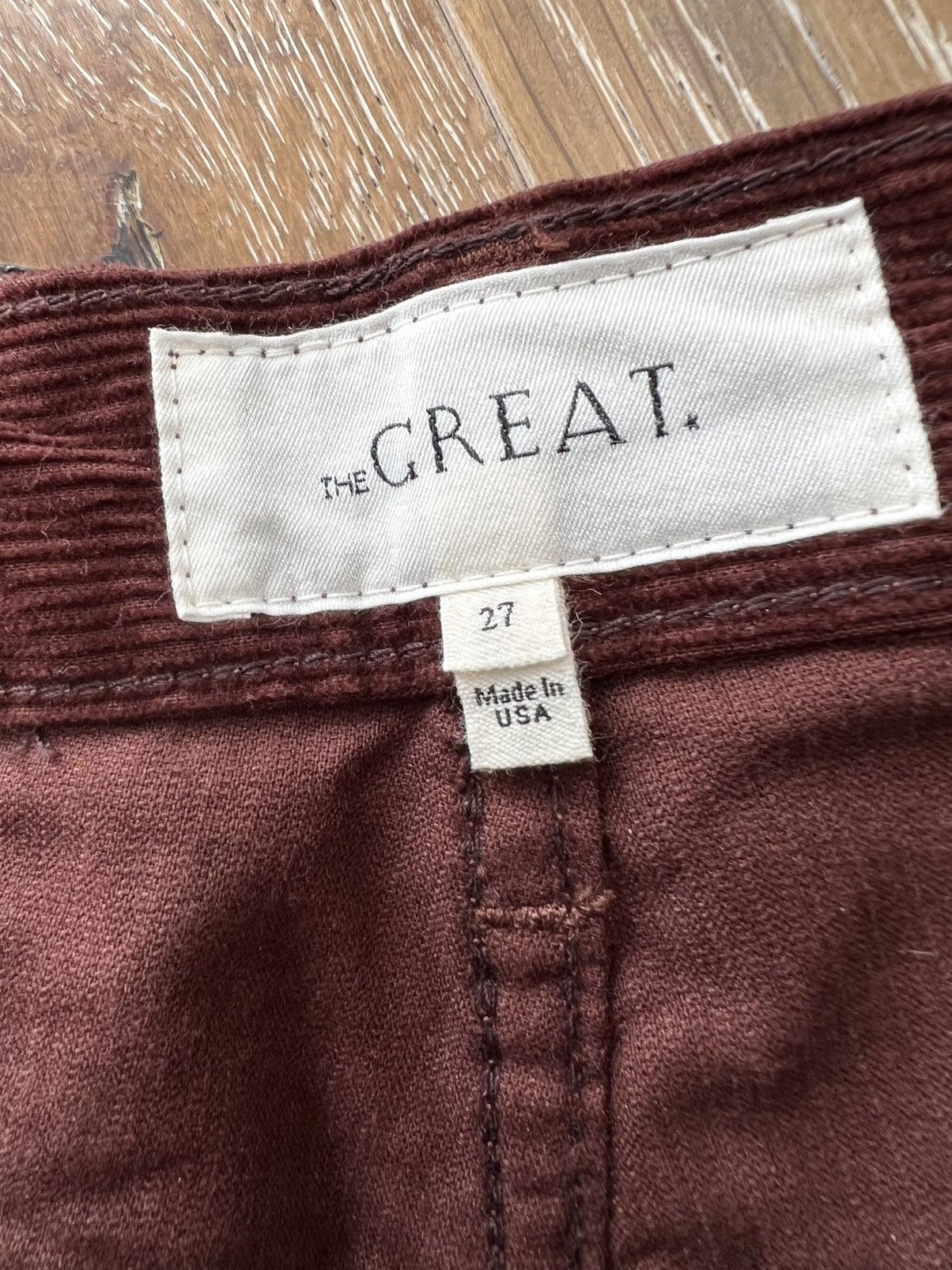 THE GREAT The Great the wayne jean corduroy pants Size 27" / US 4 / IT 40 - 3 Thumbnail