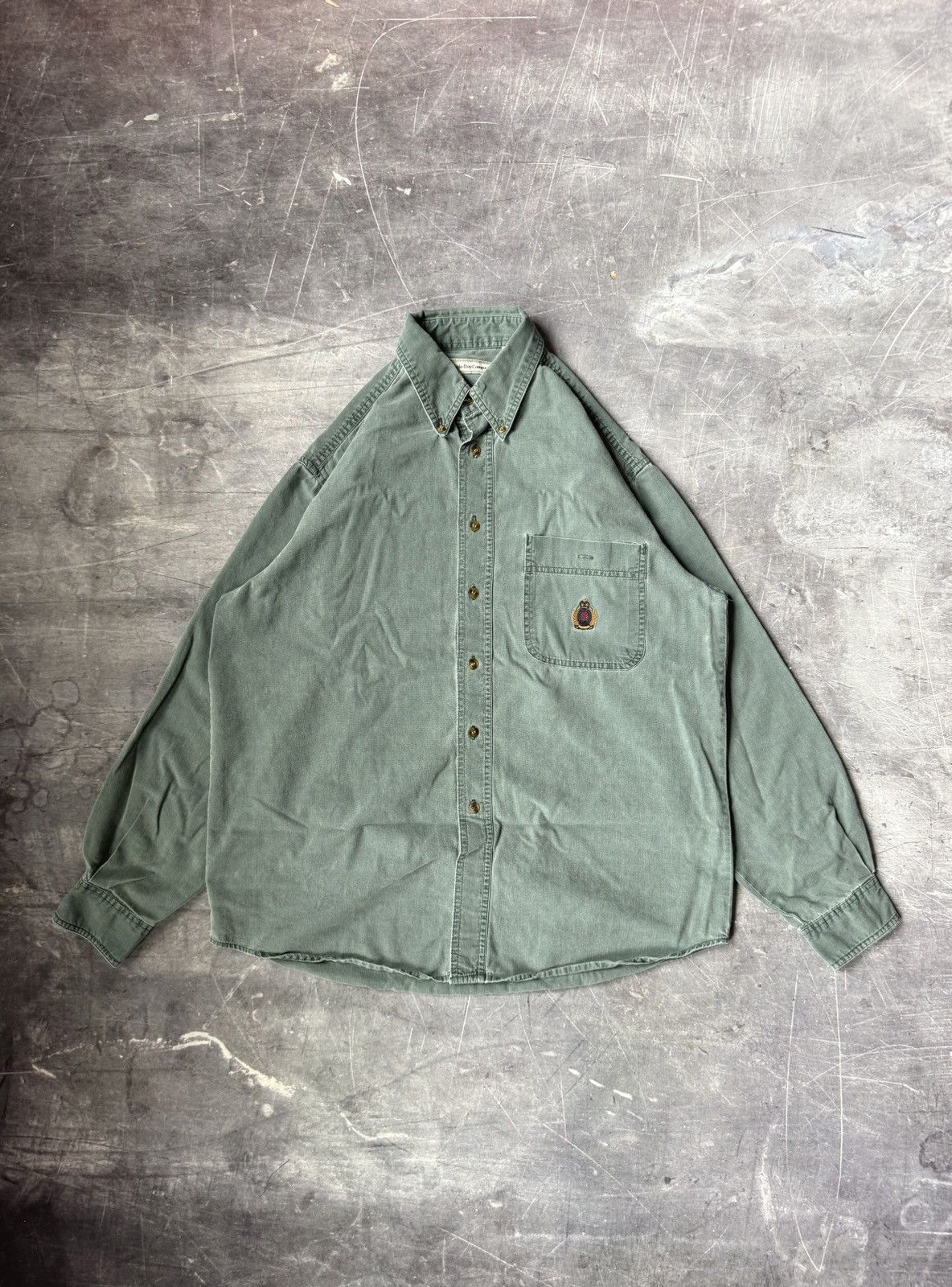 Vintage Vintage Bugle Boy Long Sleeve Buttondown Shirt (M) Size US M / EU 48-50 / 2 - 1 Thumbnail