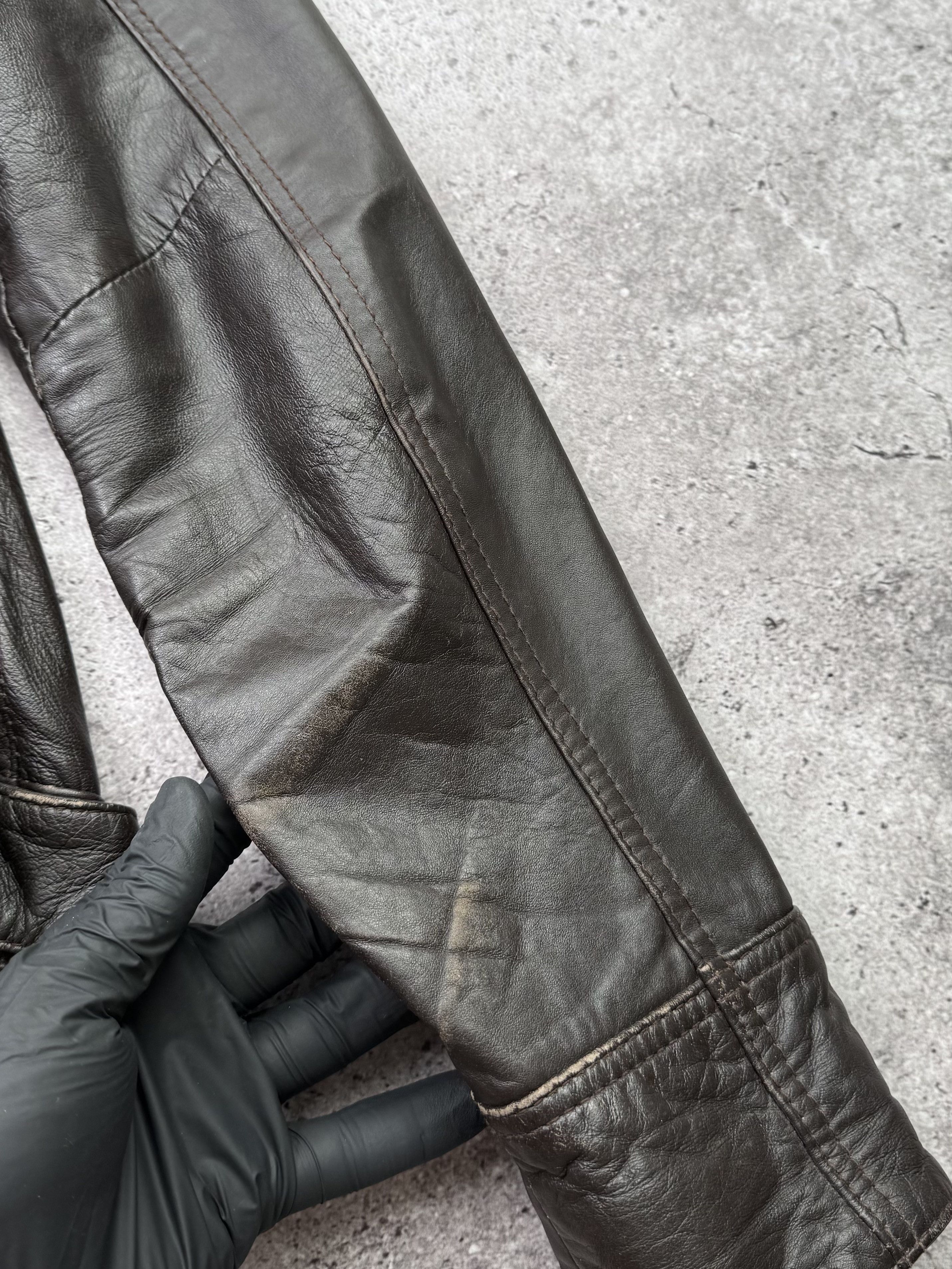Japanese Brand Vintage Cropped Leather Jacket C539(V2) Size L / US 10 / IT 46 - 17 Thumbnail