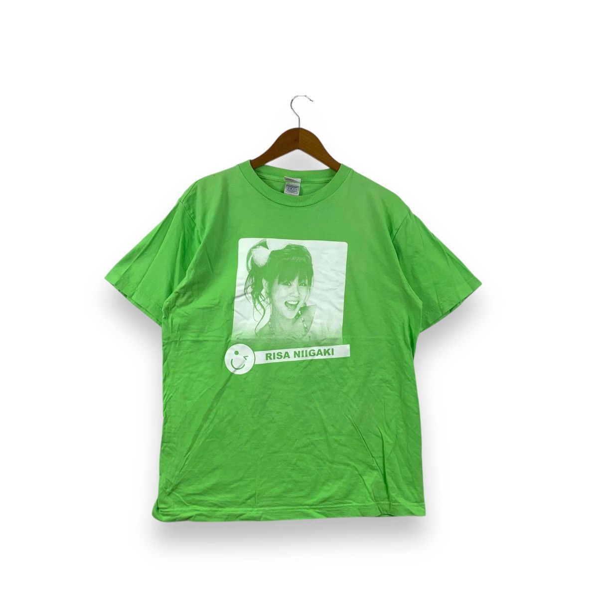Japanese Brand MORNING MUSUME Risa Niigaki Nine Smile Concert Tee Shirt Size US L / EU 52-54 / 3 - 1 Thumbnail