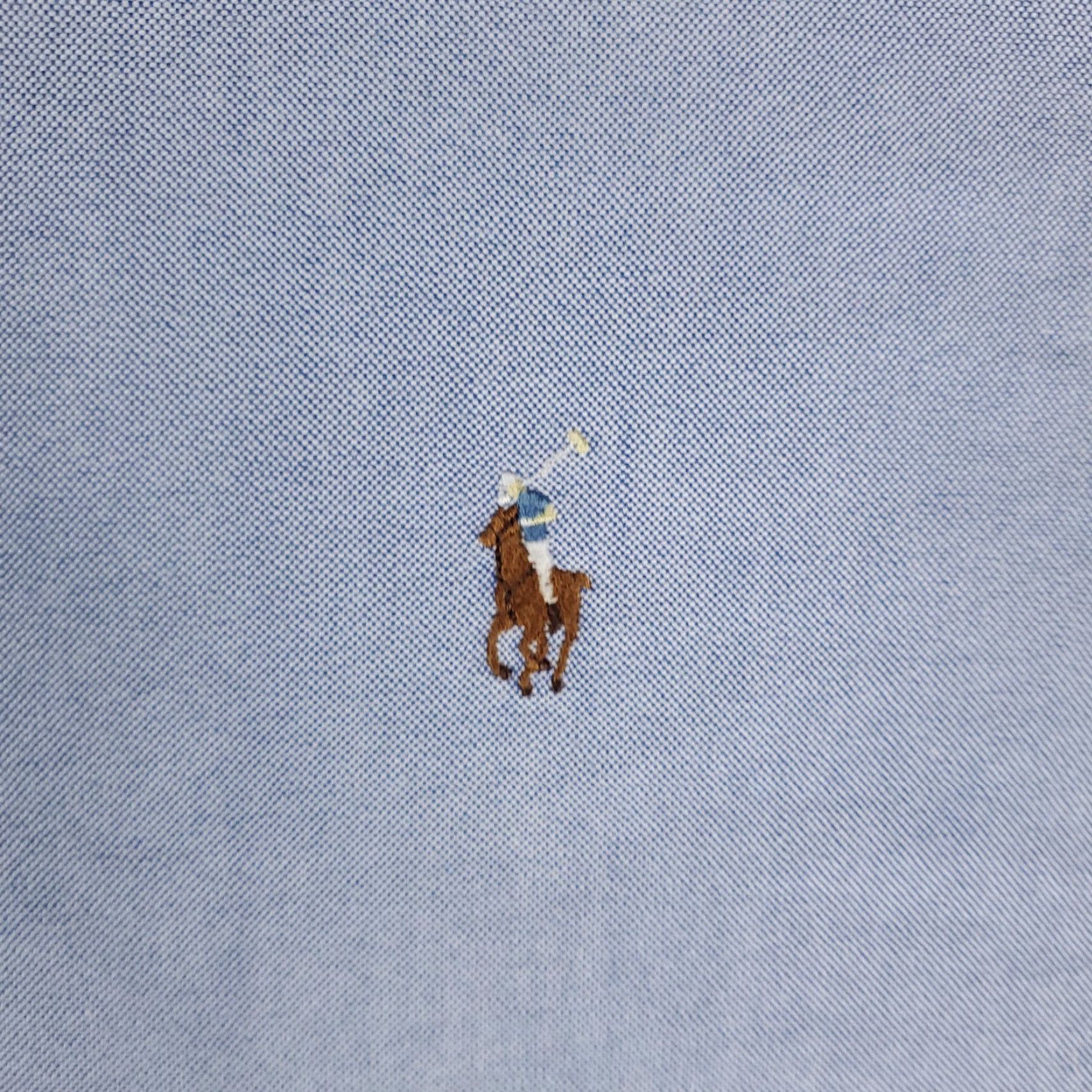 Ralph Lauren Ralph Lauren Shirt Mens 16 Blue Yarmouth Pony Dress Button Up Long Sleeve Size 42R - 2 Thumbnail