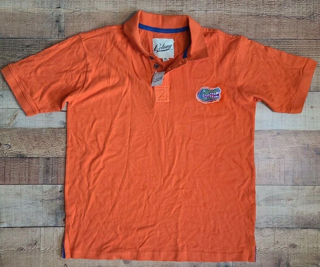 Designer Florida Gators Shirt Medium NWT Collared Colony Dry Goods Size ONE SIZE - 1 Thumbnail