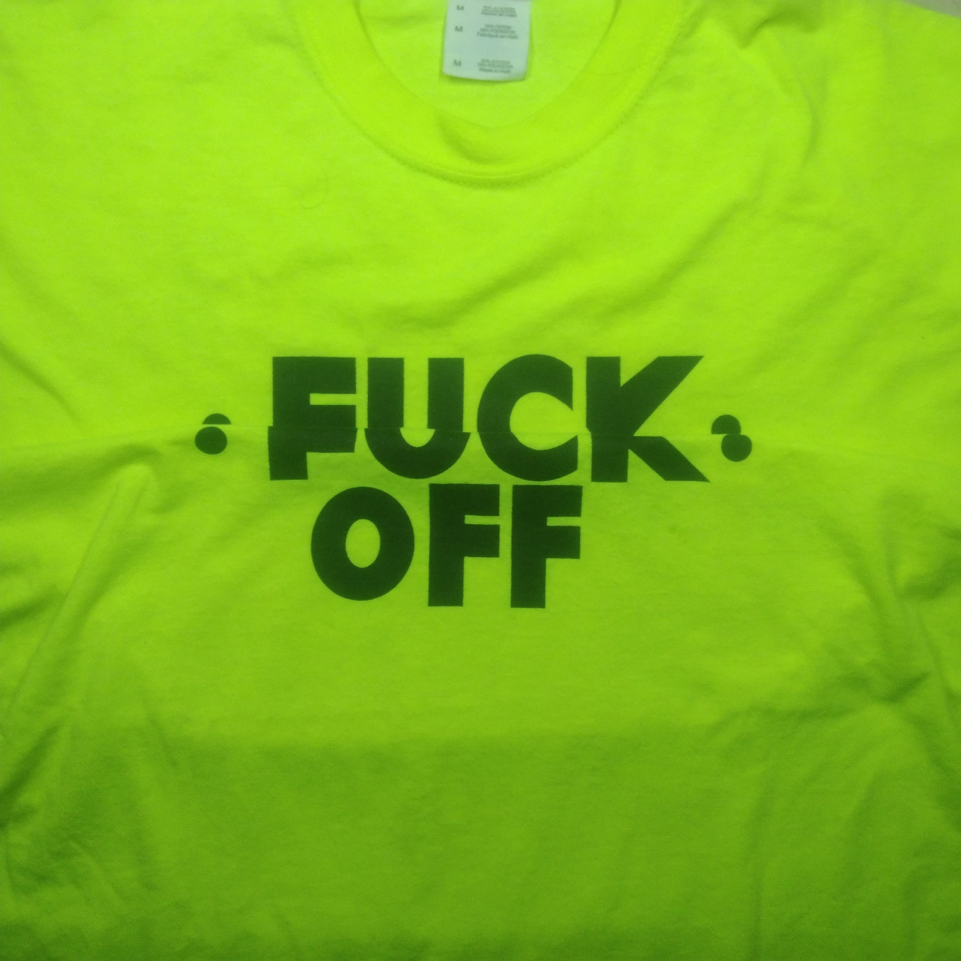 Gildan F**k off ( connect the dots) event staff tee Size US M / EU 48-50 / 2 - 3 Thumbnail