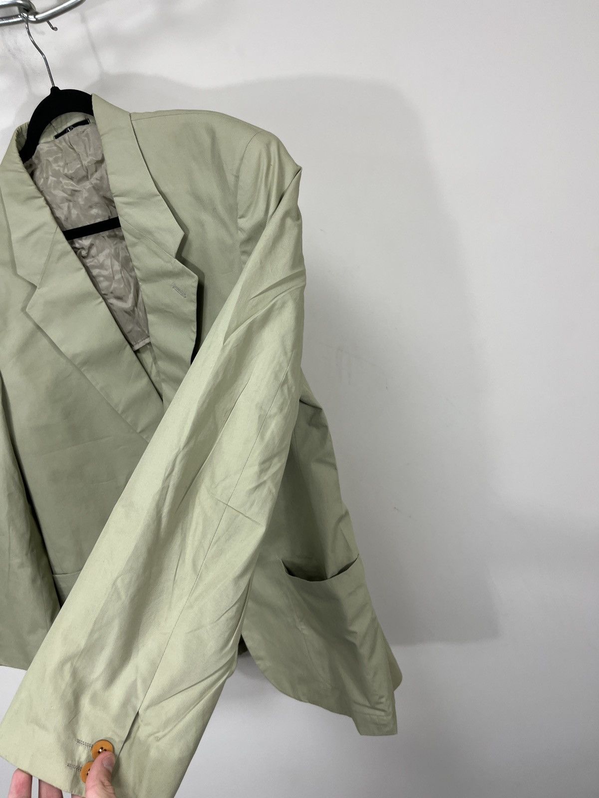 Valentino Vintage Valentino Pocket Logo Rare Luxury Blazer Jacket Size 44R - 14 Thumbnail